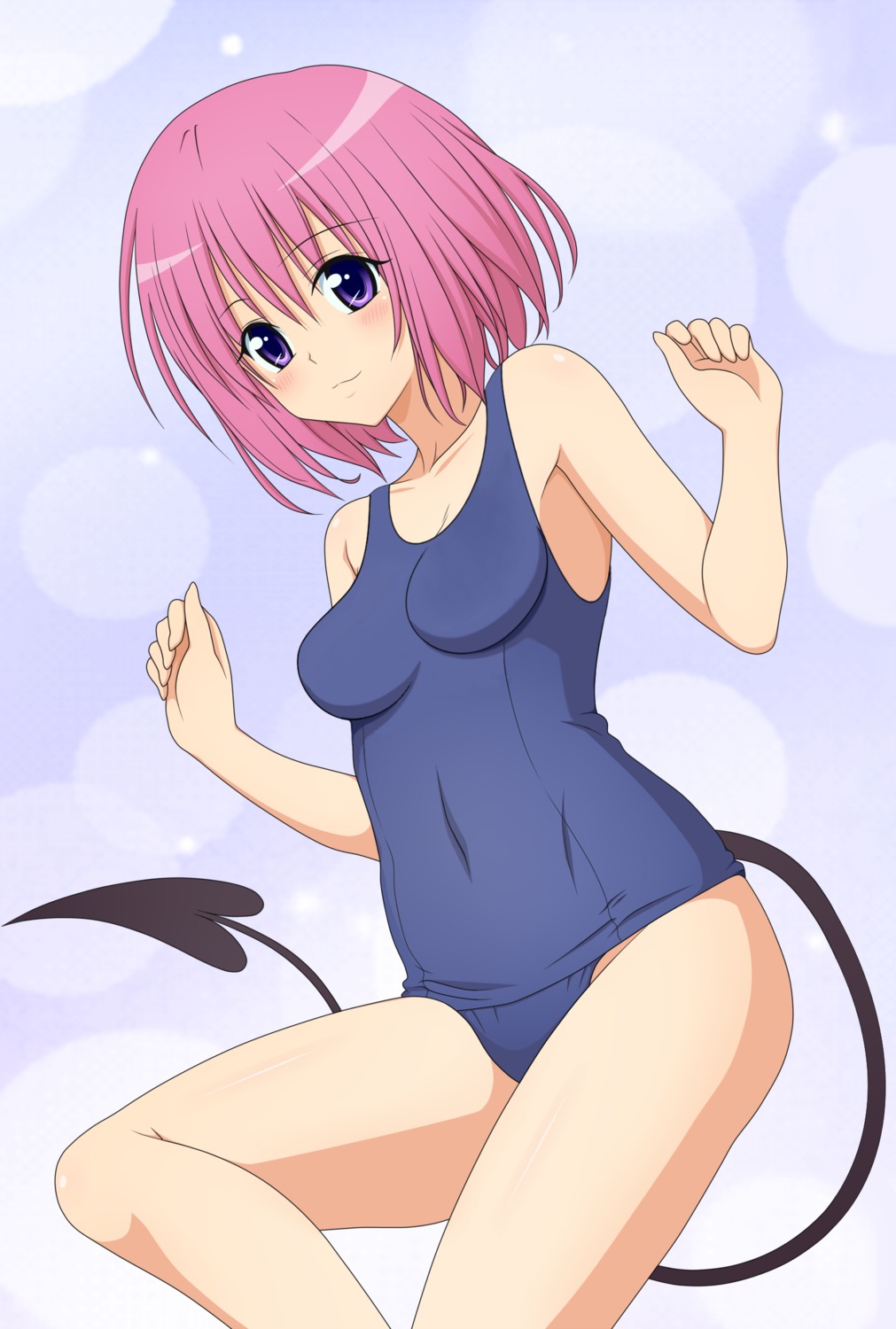 momo_velia_deviluke school_swimsuit swimsuits tail to_love_ru vector_trace