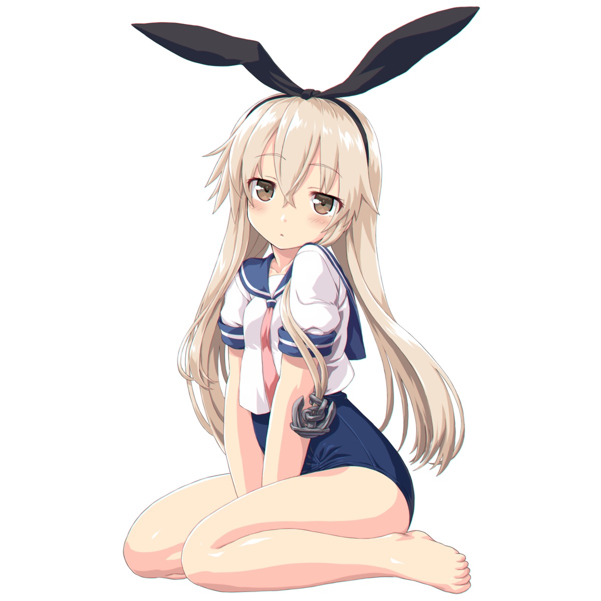 dd_(ijigendd) kantai_collection school_swimsuit seifuku shimakaze_(kancolle) swimsuits