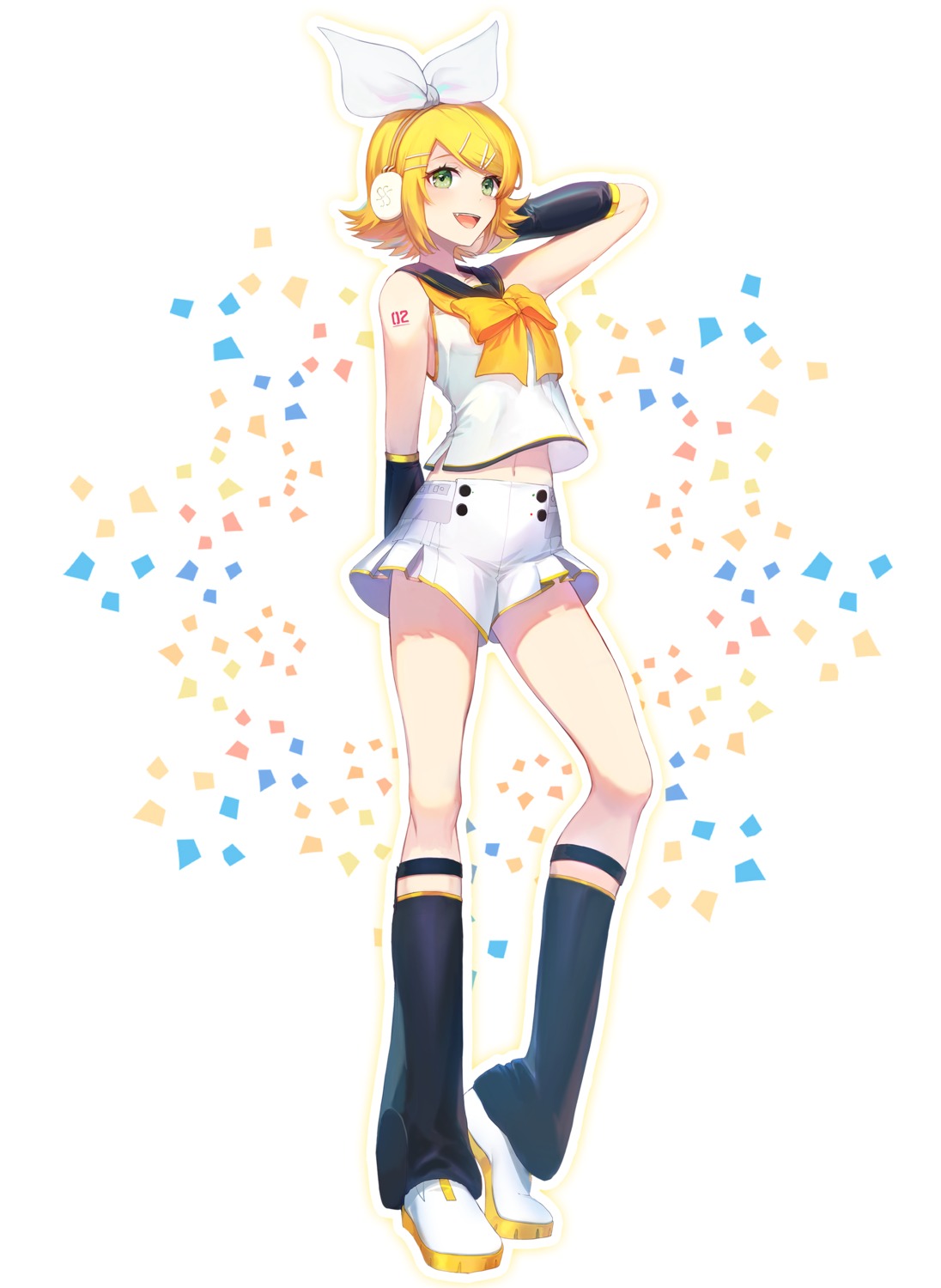 headphones kagamine_rin kimroy tattoo vocaloid