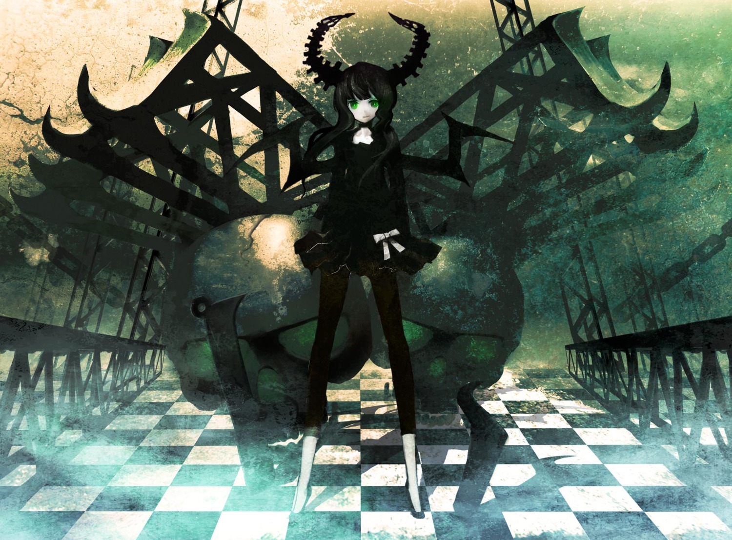 black_rock_shooter dead_master huke vocaloid