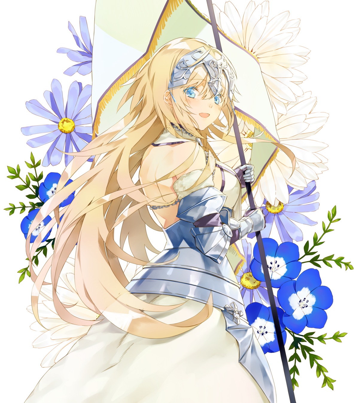 armor dress fate/grand_order jeanne_d'arc jeanne_d'arc_(fate) saijou_haruki