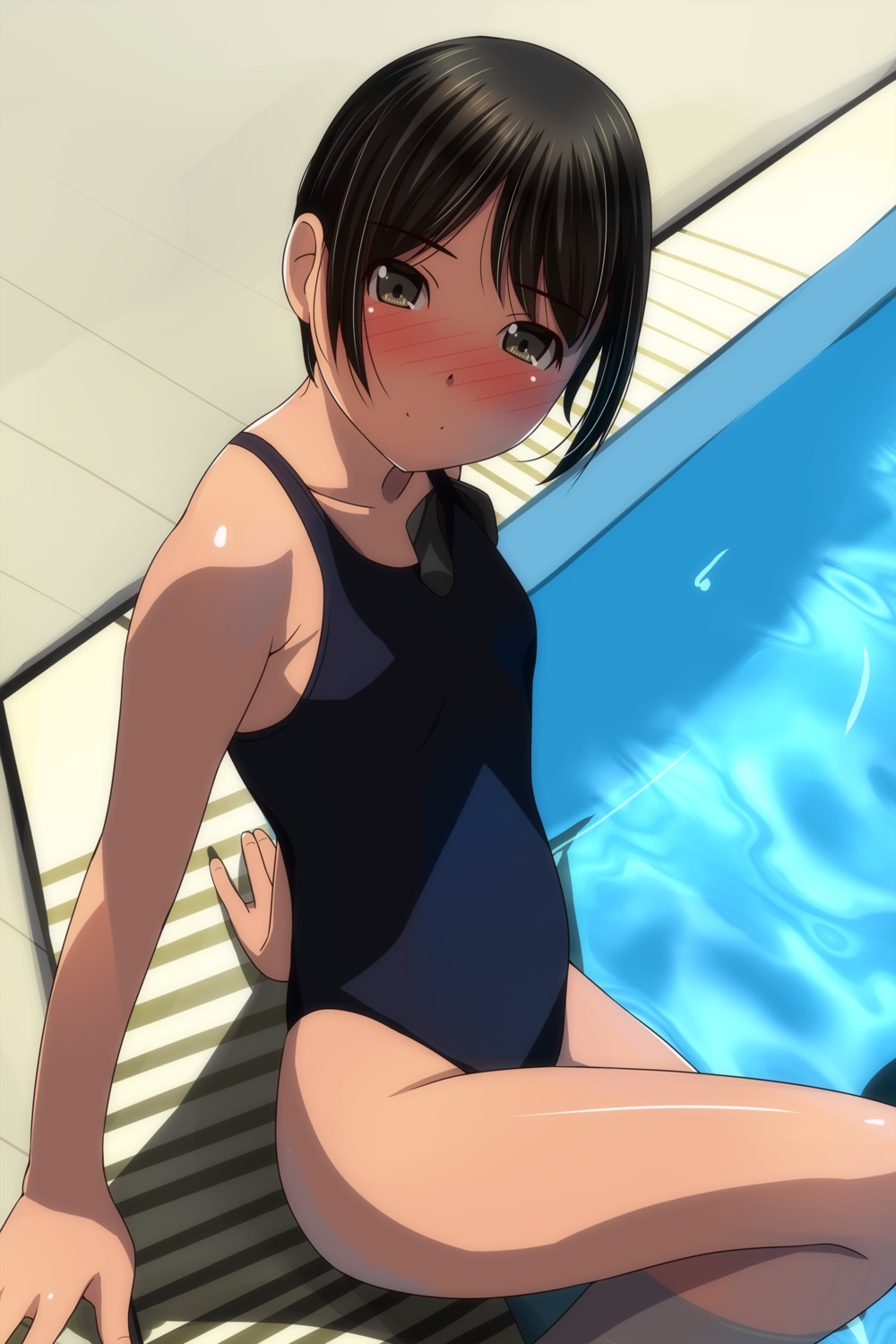 loli matsunaga_kouyou swimsuits wet