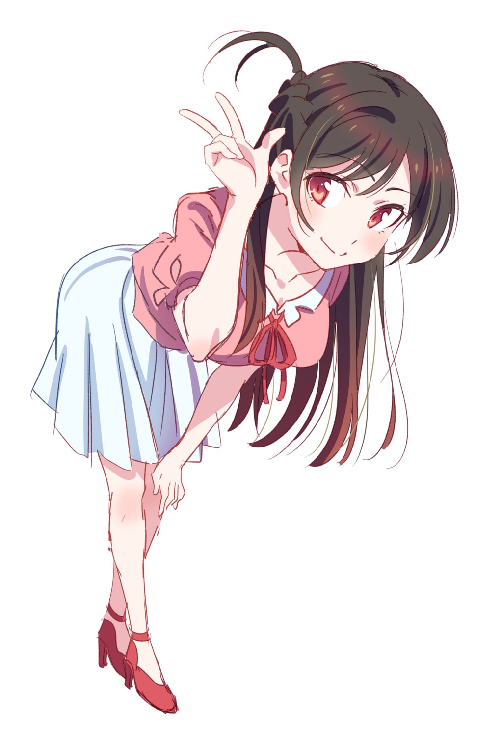 heels hirayama_kanna ichinose_chizuru kanojo_okarishimasu sketch