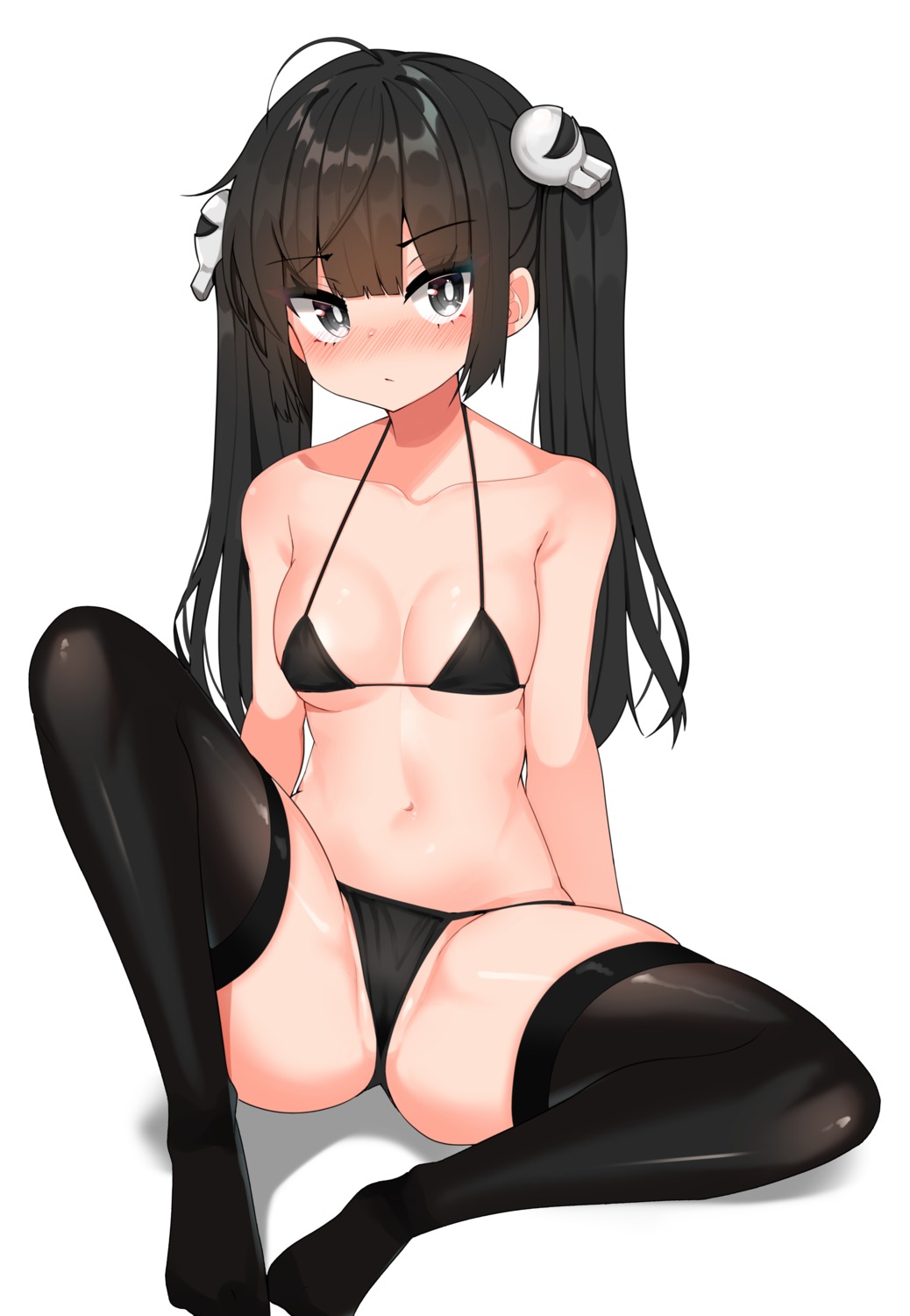 bikini cameltoe maplestory swimsuits thighhighs thong w.k