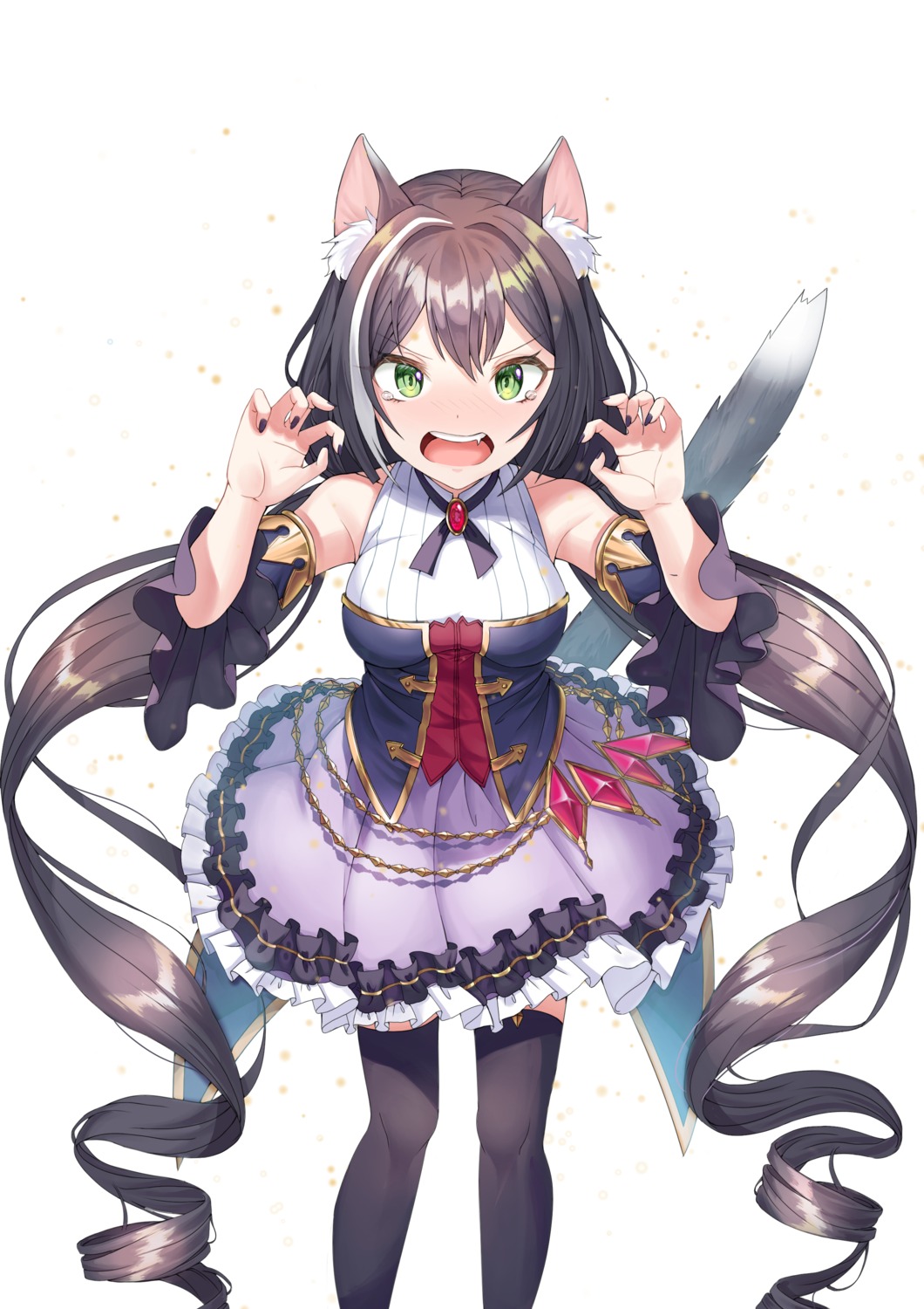 animal_ears fefe_pivix3706965 karyl_(princess_connect) princess_connect princess_connect!_re:dive tail thighhighs