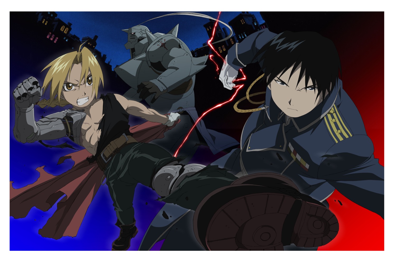 alphonse_elric edward_elric fullmetal_alchemist male roy_mustang