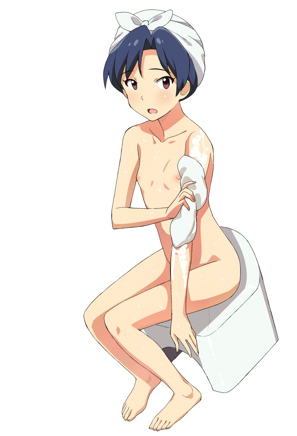 a1 bathing initial-g kisaragi_chihaya loli naked nipples the_idolm@ster