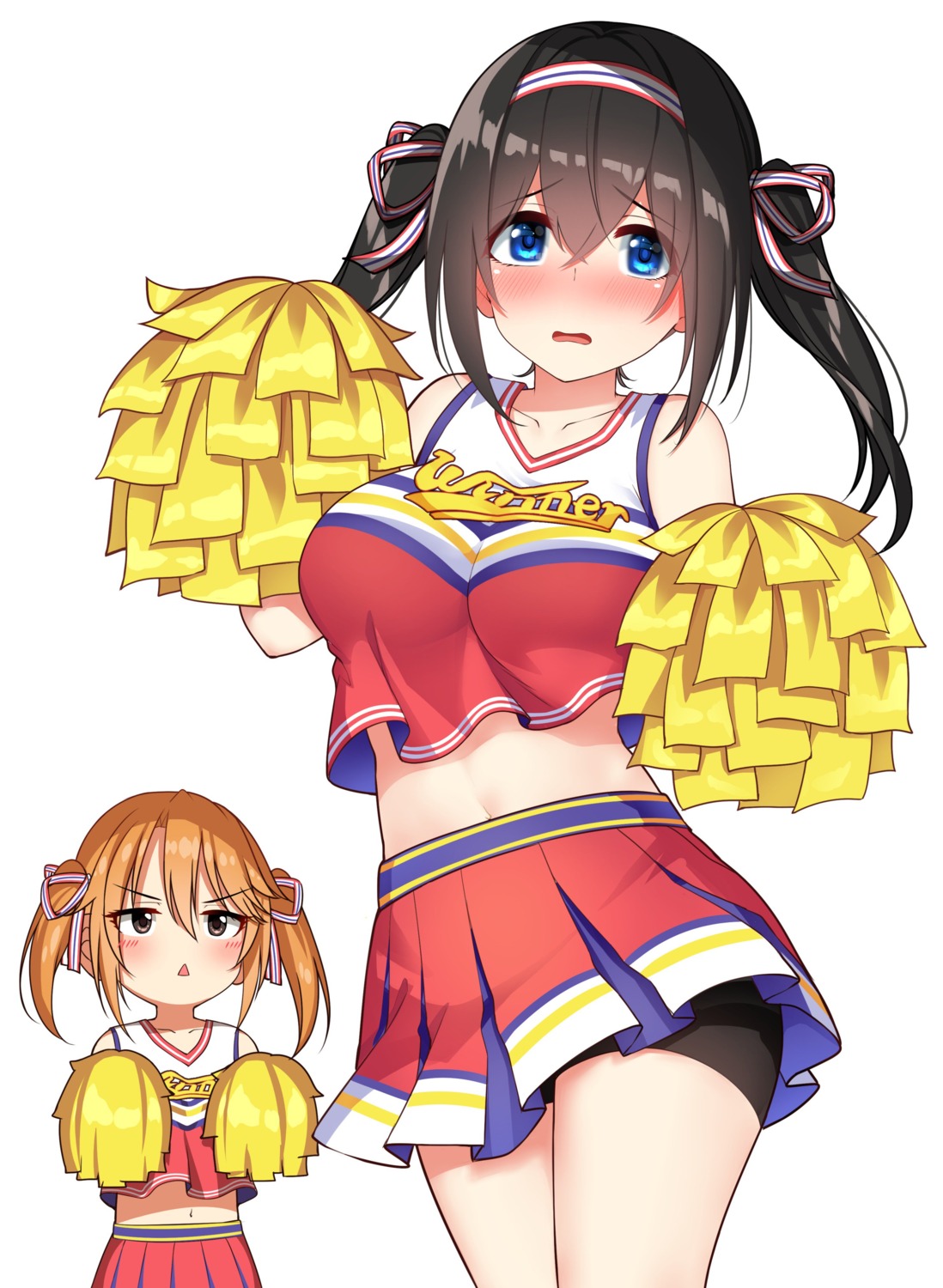 bike_shorts cheerleader go-1 sagisawa_fumika the_idolm@ster the_idolm@ster_cinderella_girls