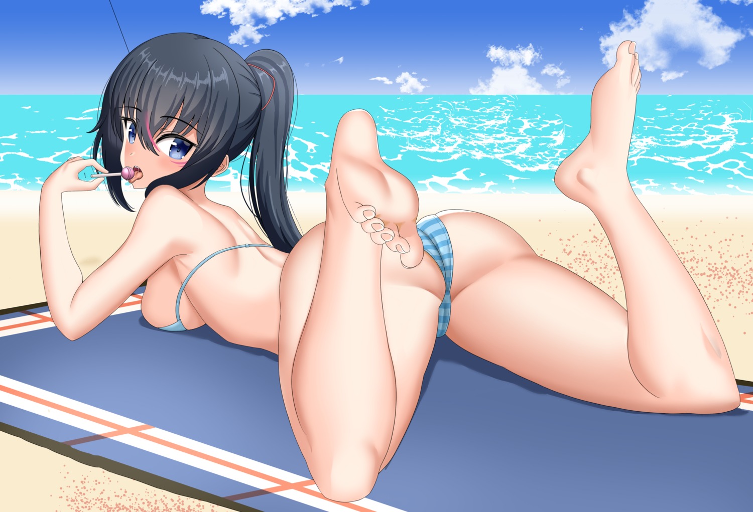 ass bikini cameltoe feet kunimitsu_(tekken) swimsuits tagme tekken thong