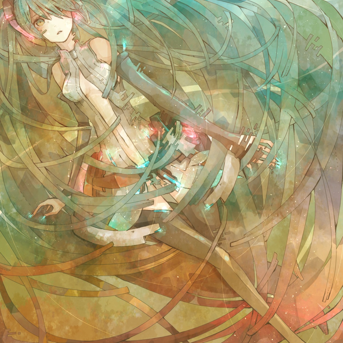 hatsune_miku miku_append mizutamari_tori vocaloid vocaloid_append