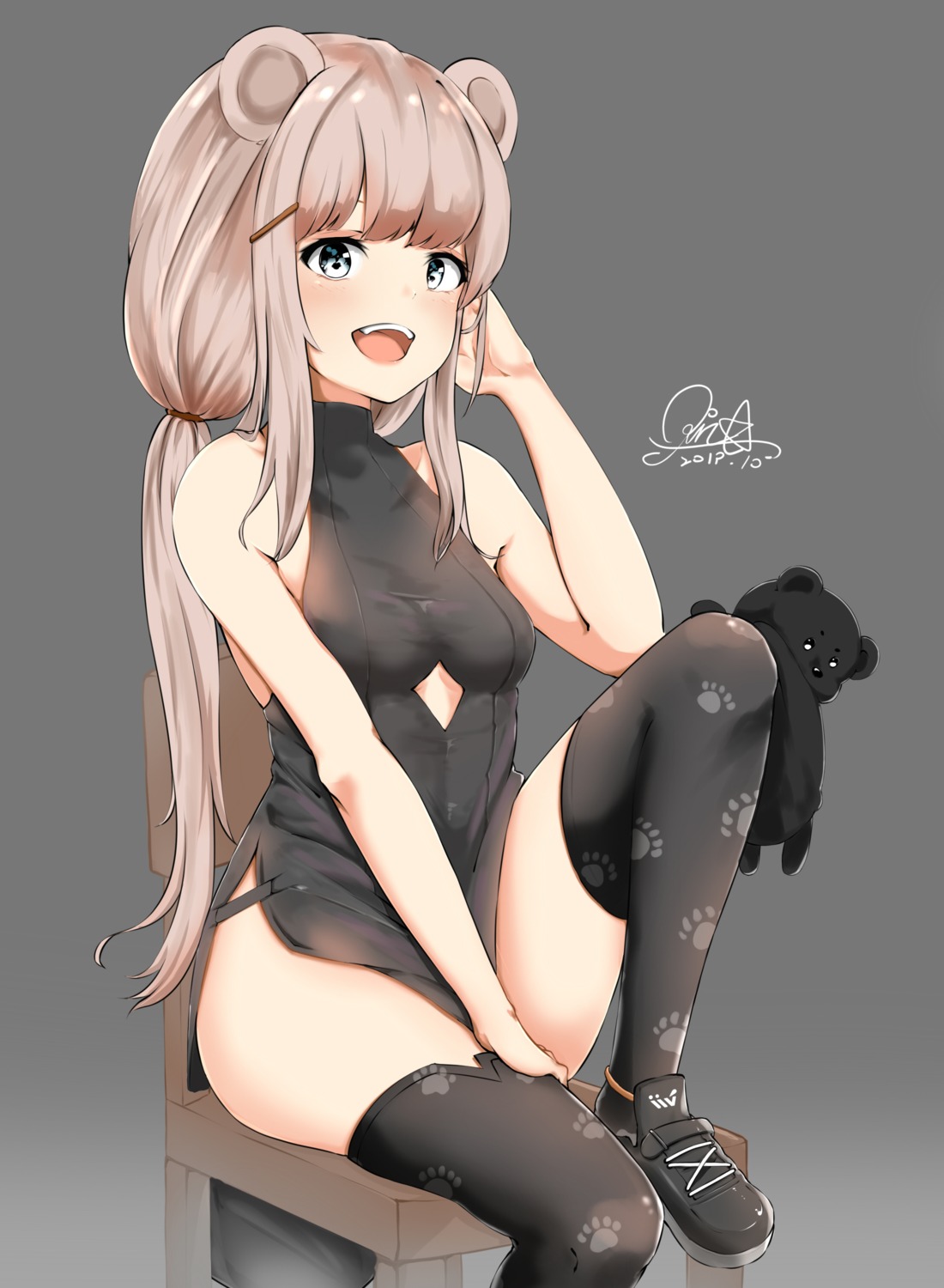 animal_ears chinadress tagme thighhighs