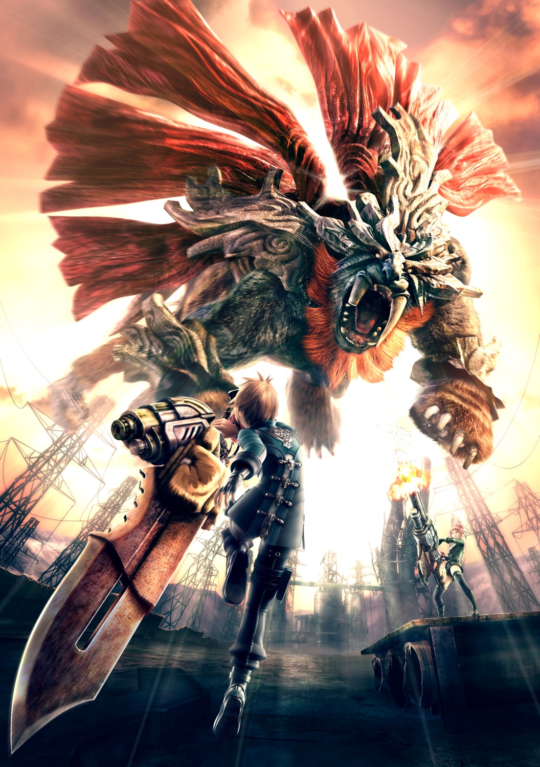 god_eater itakura_koichi monster sword