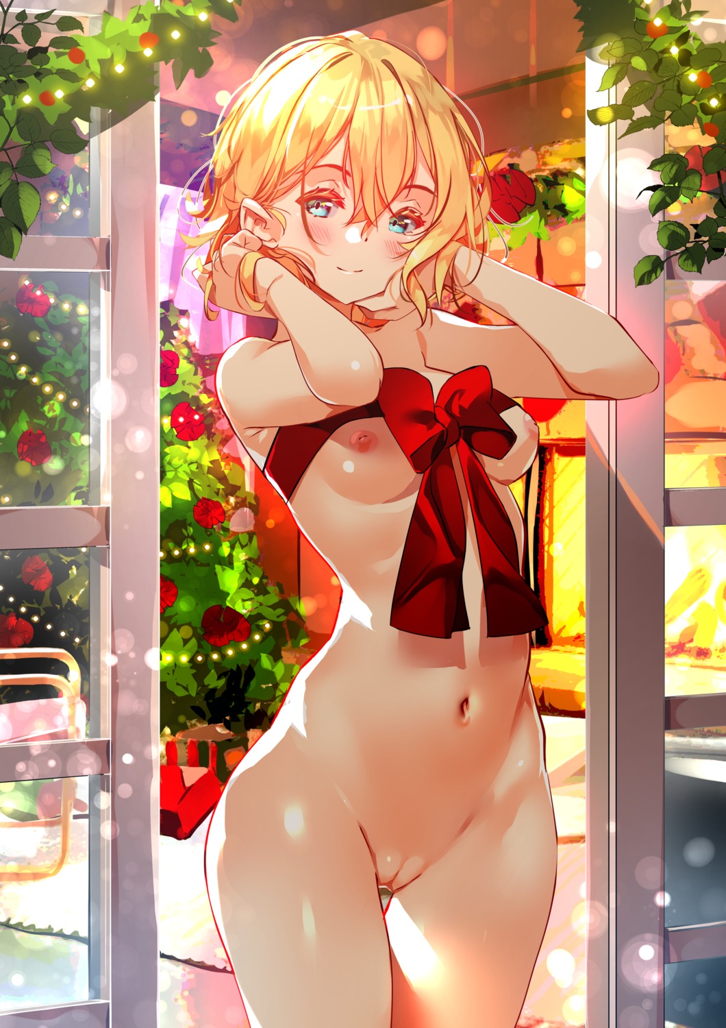 christmas kanojo_okarishimasu naked nanami_mami nipples pussy sydus uncensored