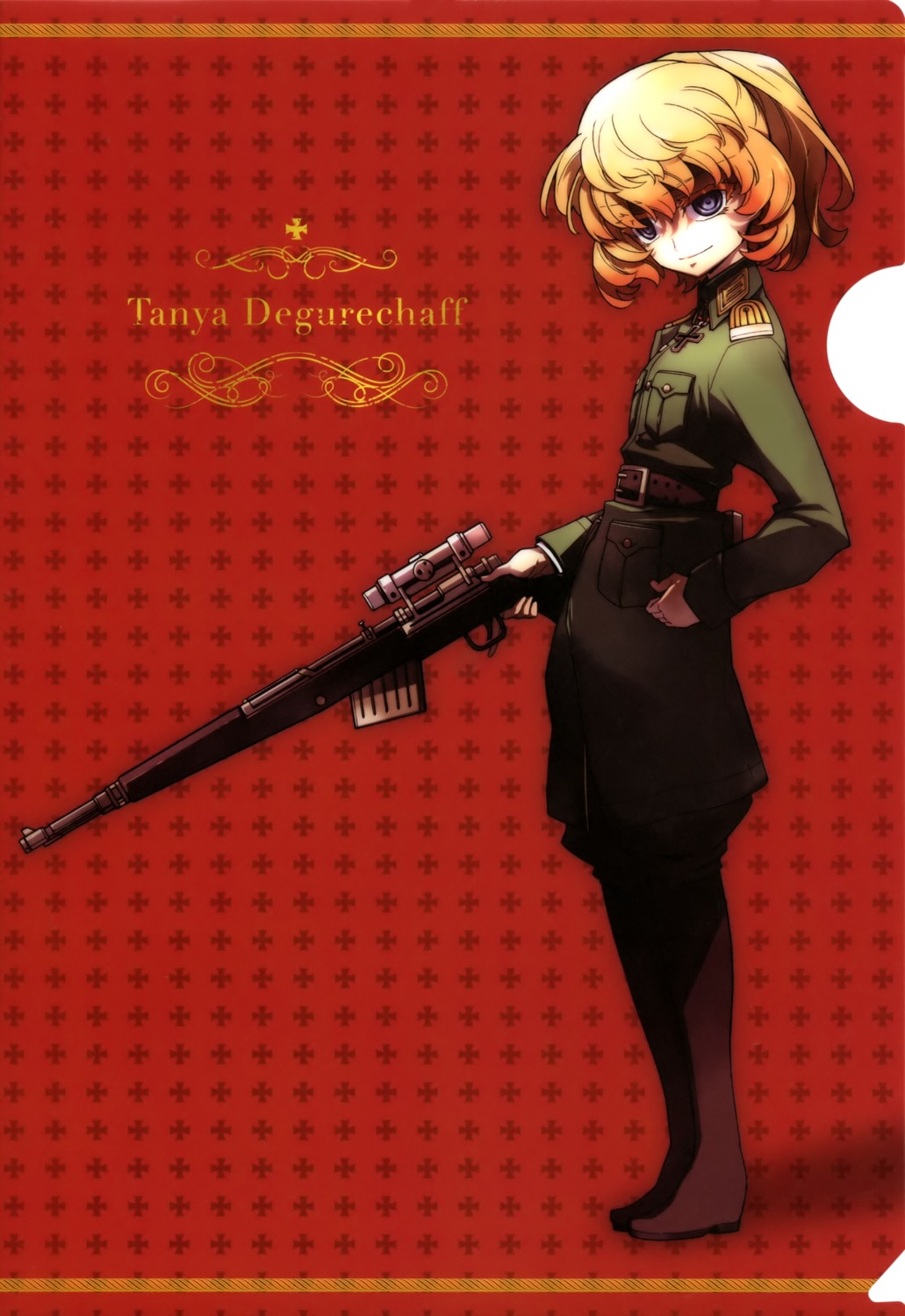 gun tanya_degurechaff uniform youjo_senki