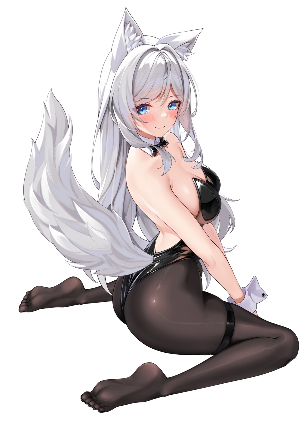 animal_ears ass garter leotard matrix16 no_bra pantyhose tail