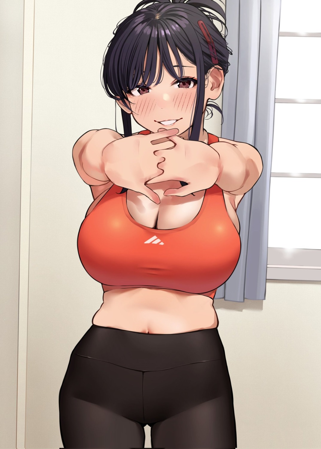 bra cleavage gym_uniform igarashi_kyouhei