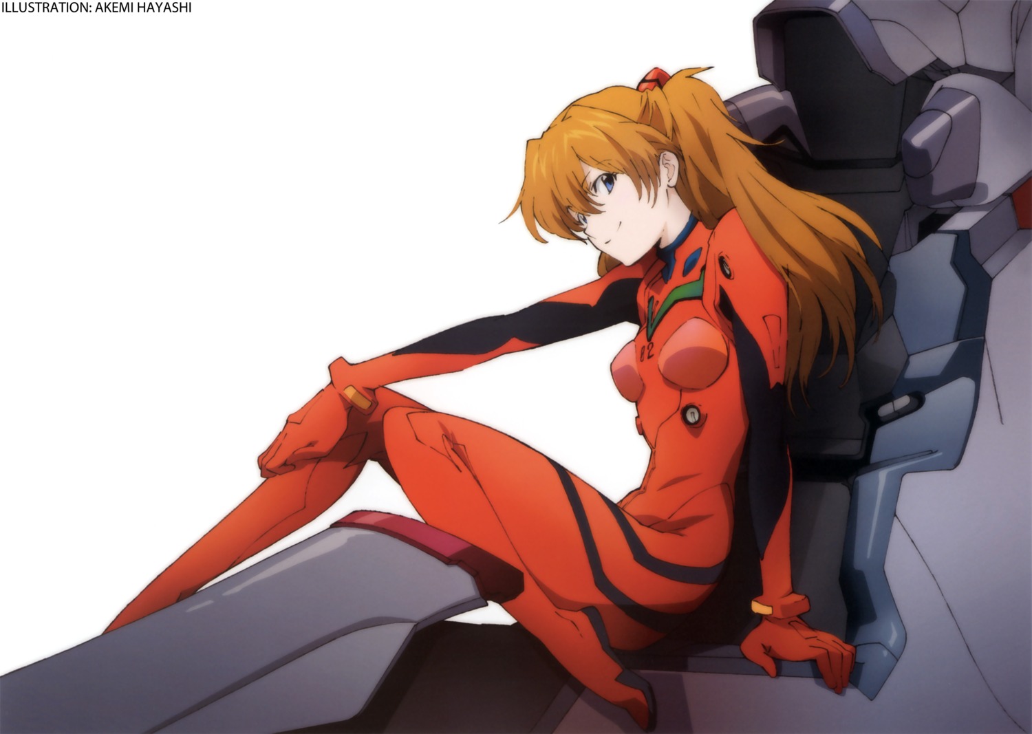 bodysuit hayashi_akemi neon_genesis_evangelion overfiltered screening souryuu_asuka_langley