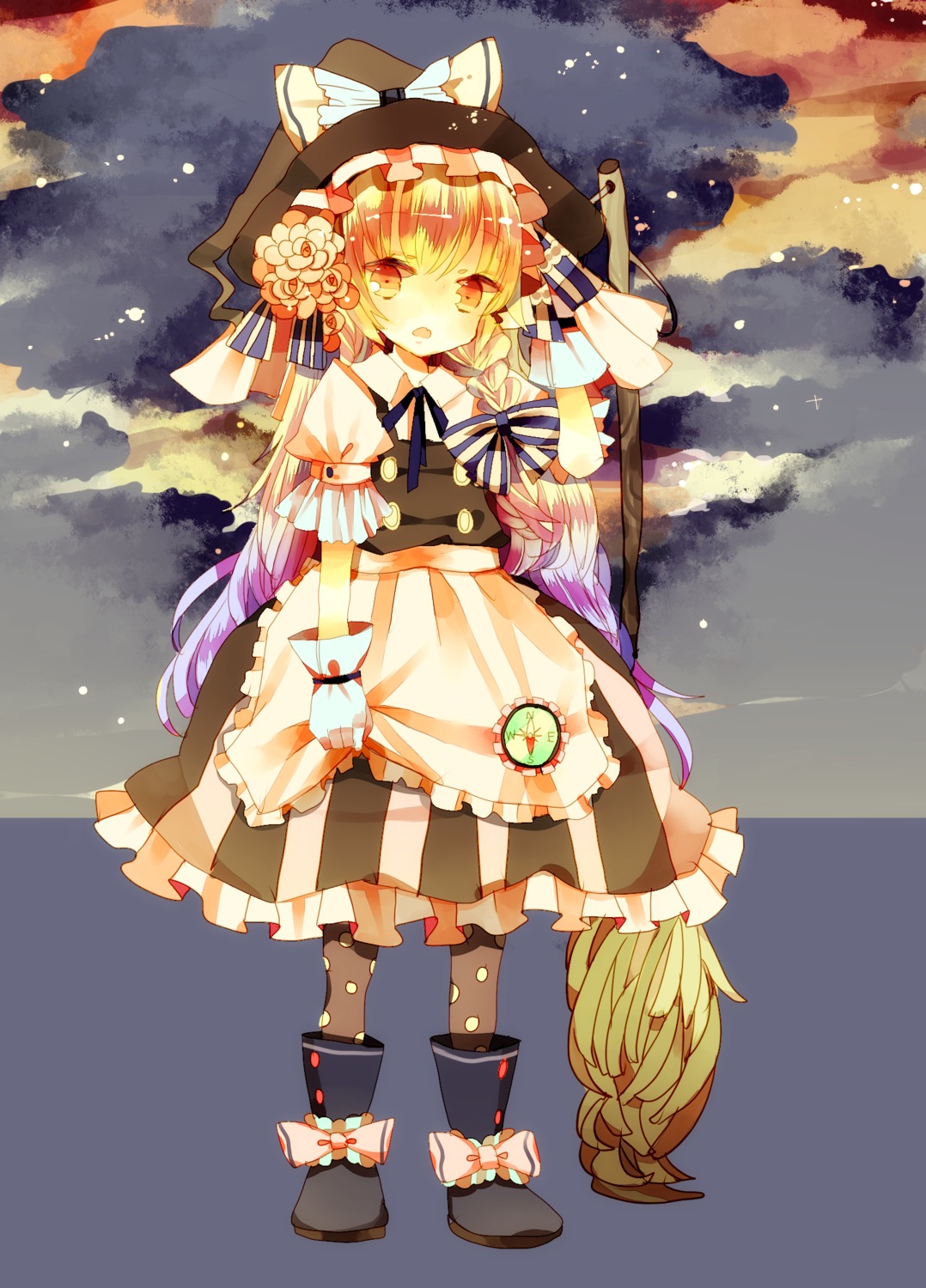 cha_goma kirisame_marisa touhou