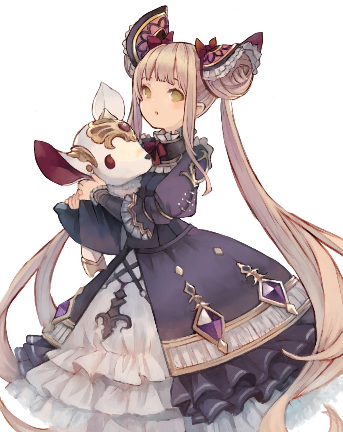 chobi dress gothic_lolita lolita_fashion luna_(shadowverse) shadowverse