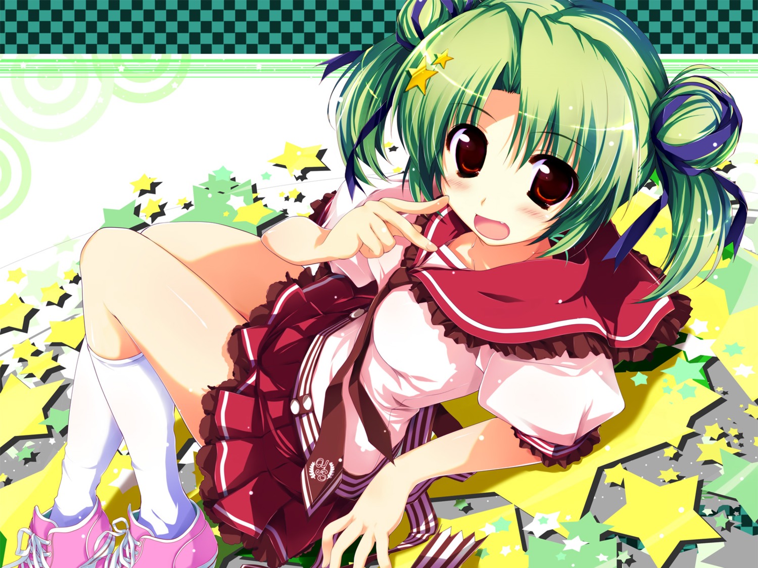 hoshizora_e_kakaru_hashi oshiki_hitoshi seifuku toudou_koyori wallpaper