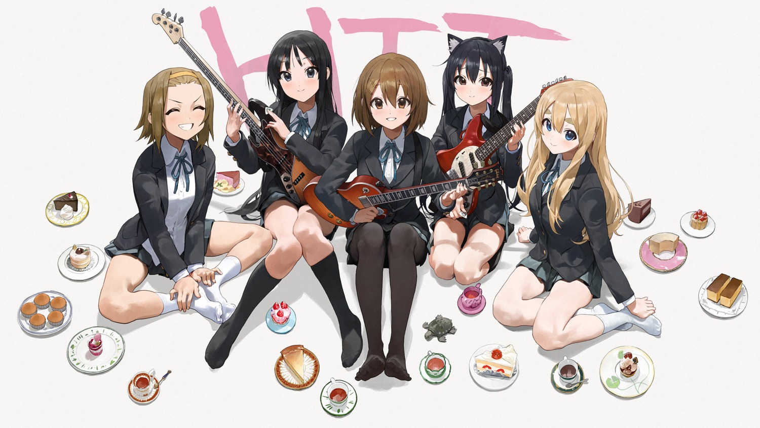 K-On! (Mio Akiyama, Yui Hirasawa, Tsumugi Kotobuki, Azusa Nakano