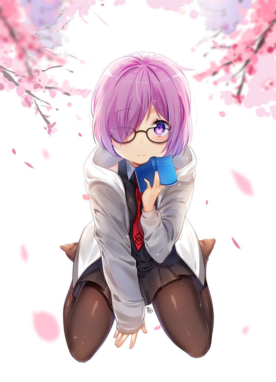 fate/grand_order mash_kyrielight megane moong_gya pantyhose