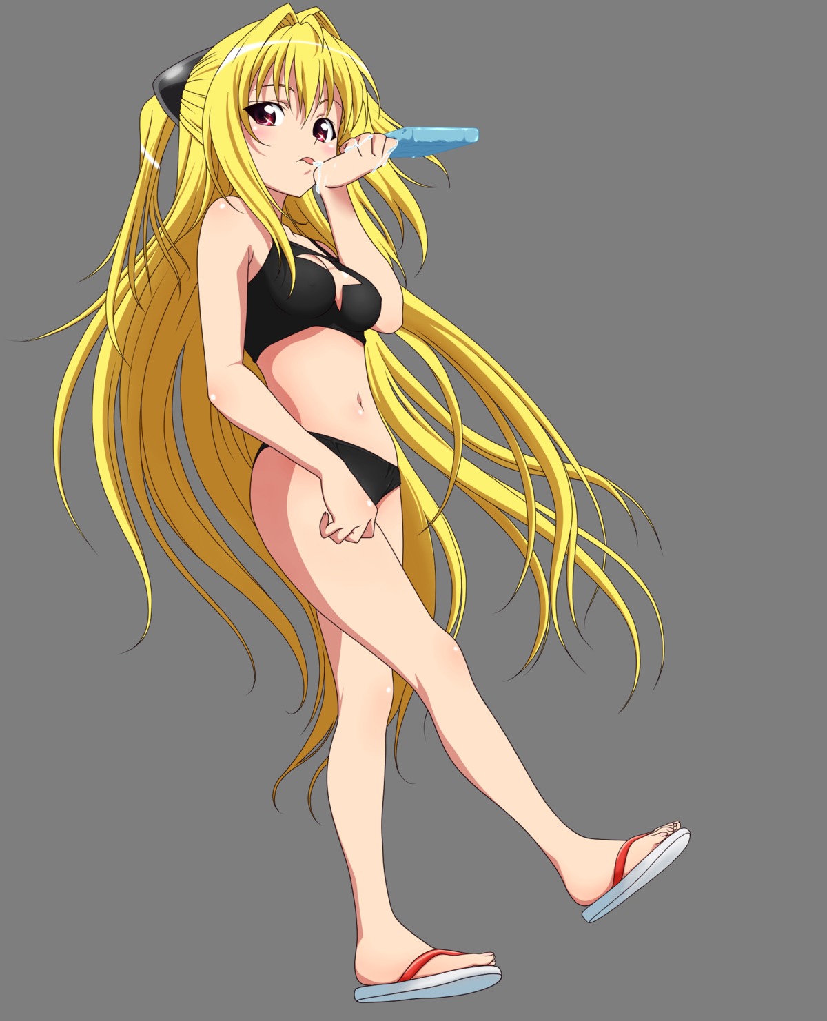 bikini golden_darkness swimsuits to_love_ru transparent_png vector_trace