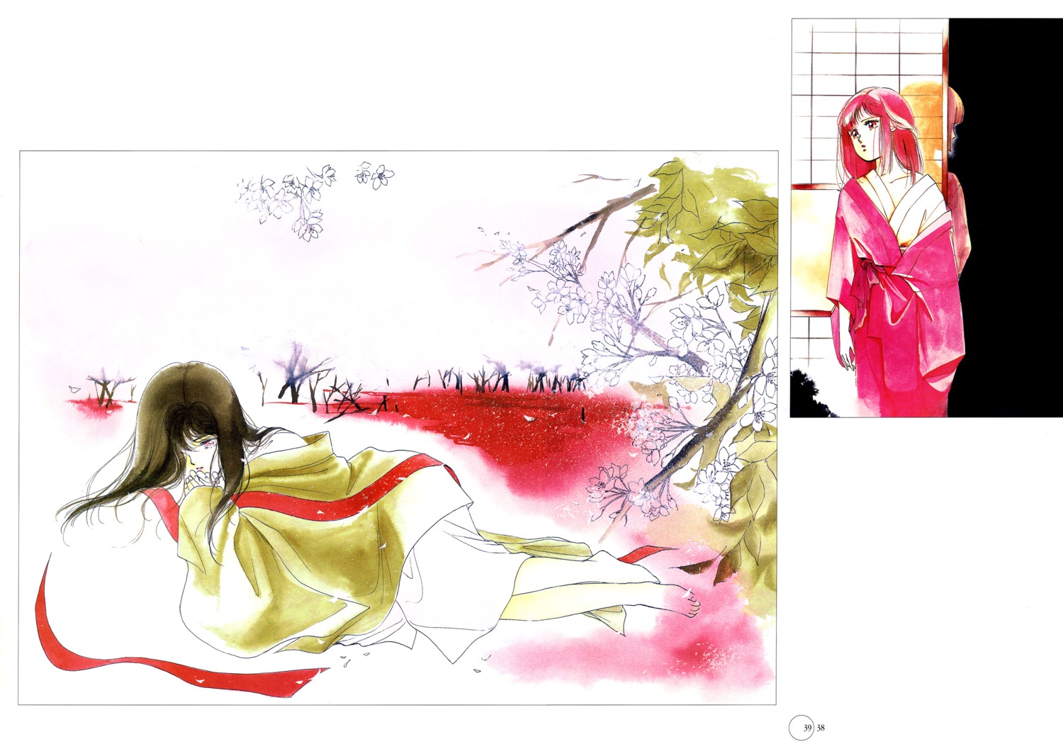 kakinouchi_narumi miyu vampire_princess_miyu watercolor yui_(miyu)
