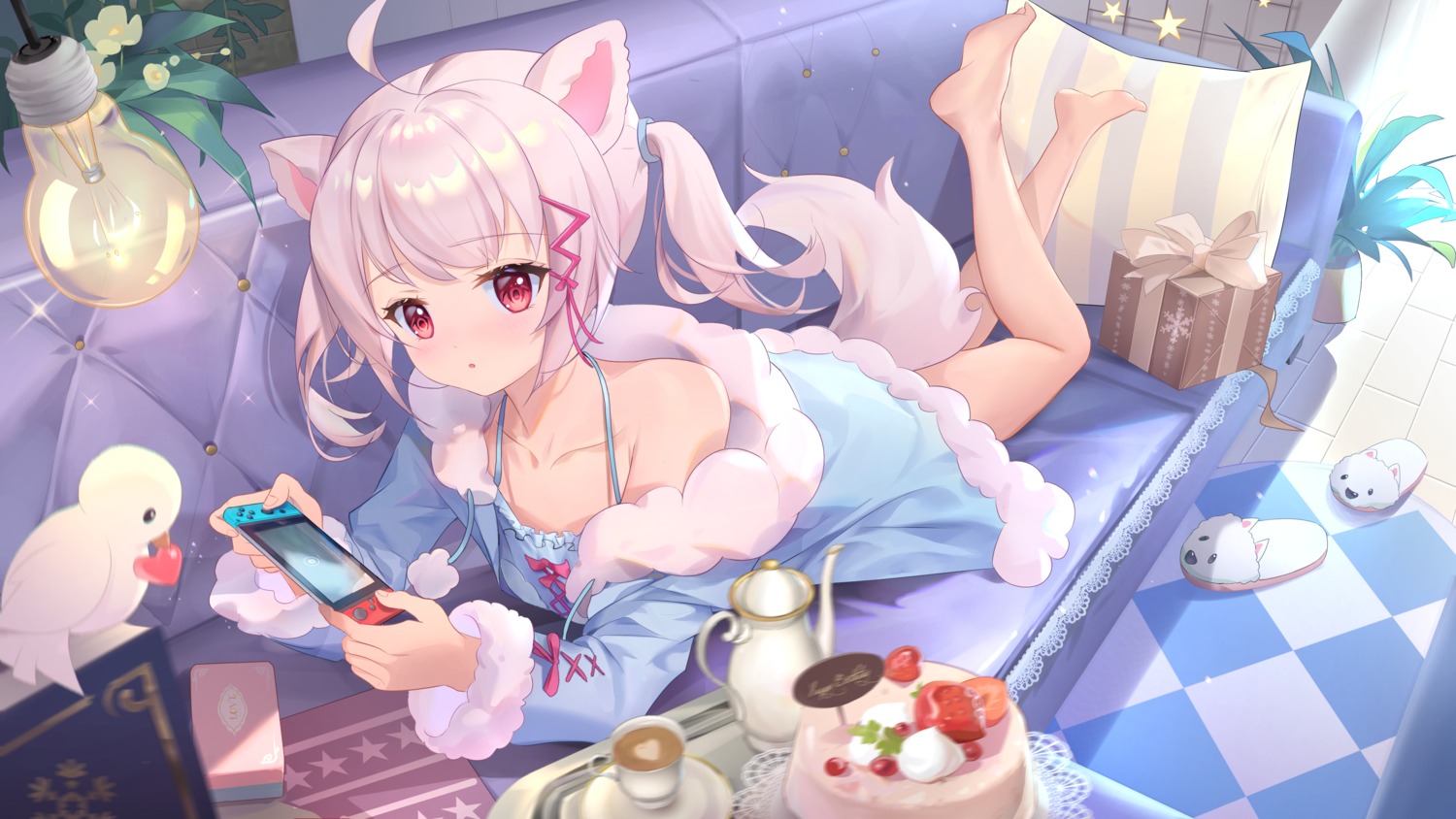 animal_ears feet nekomimi somna tail