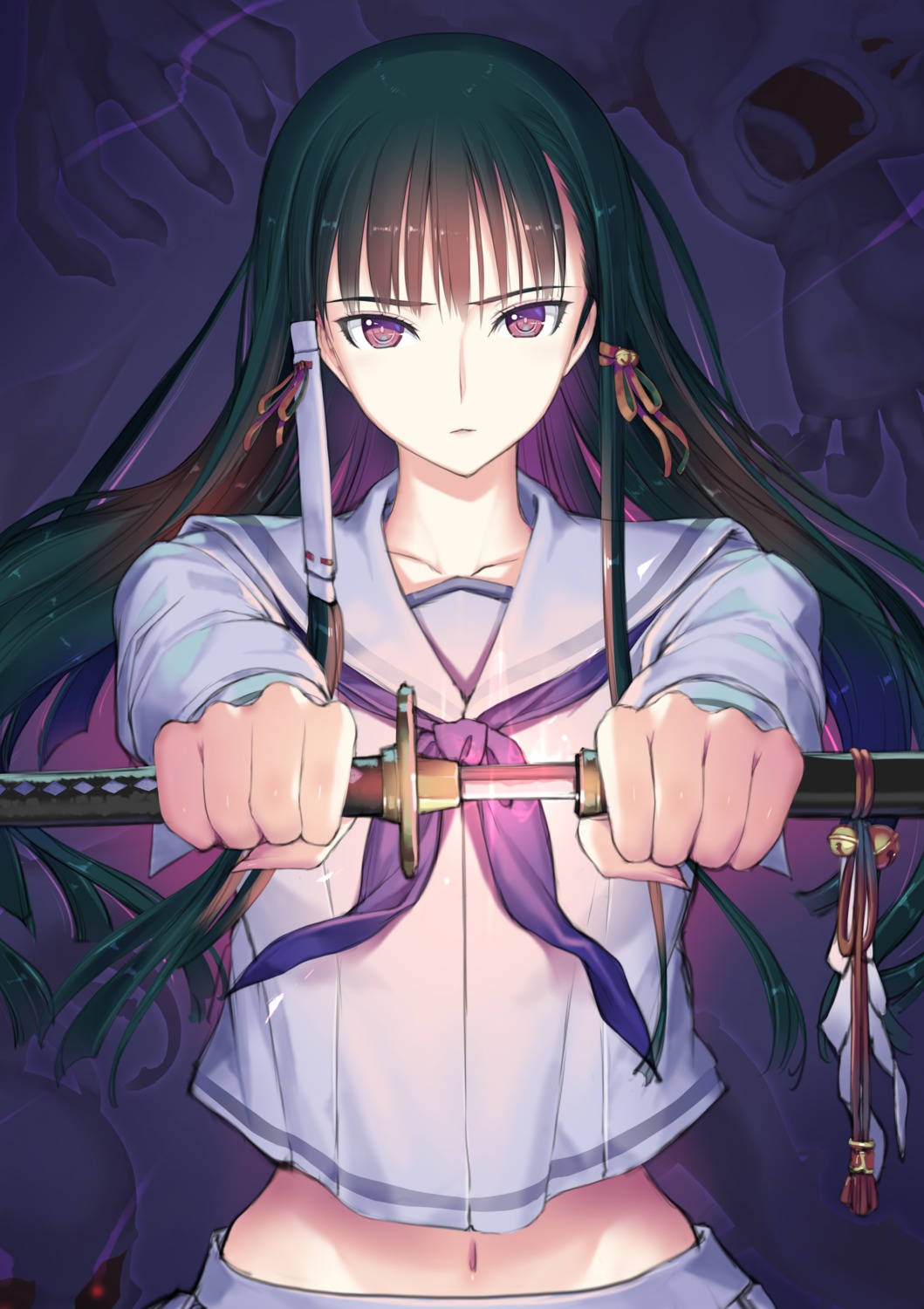 no_reason seifuku sword