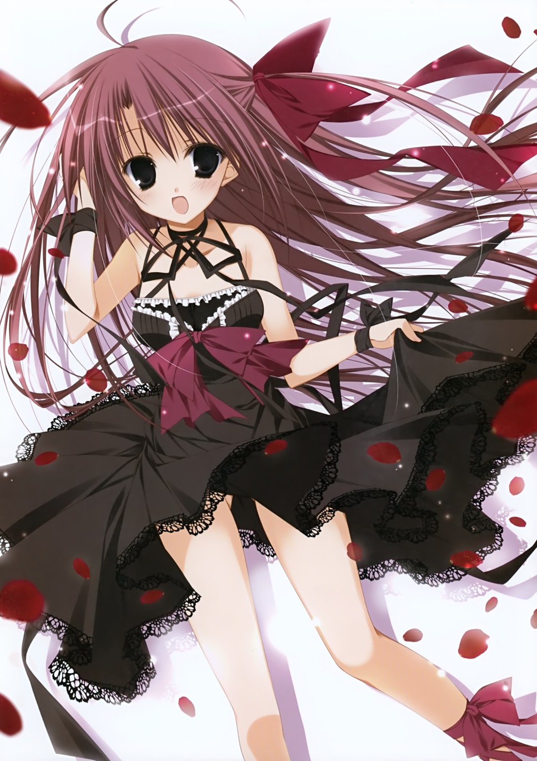 dress inugami_kira skirt_lift