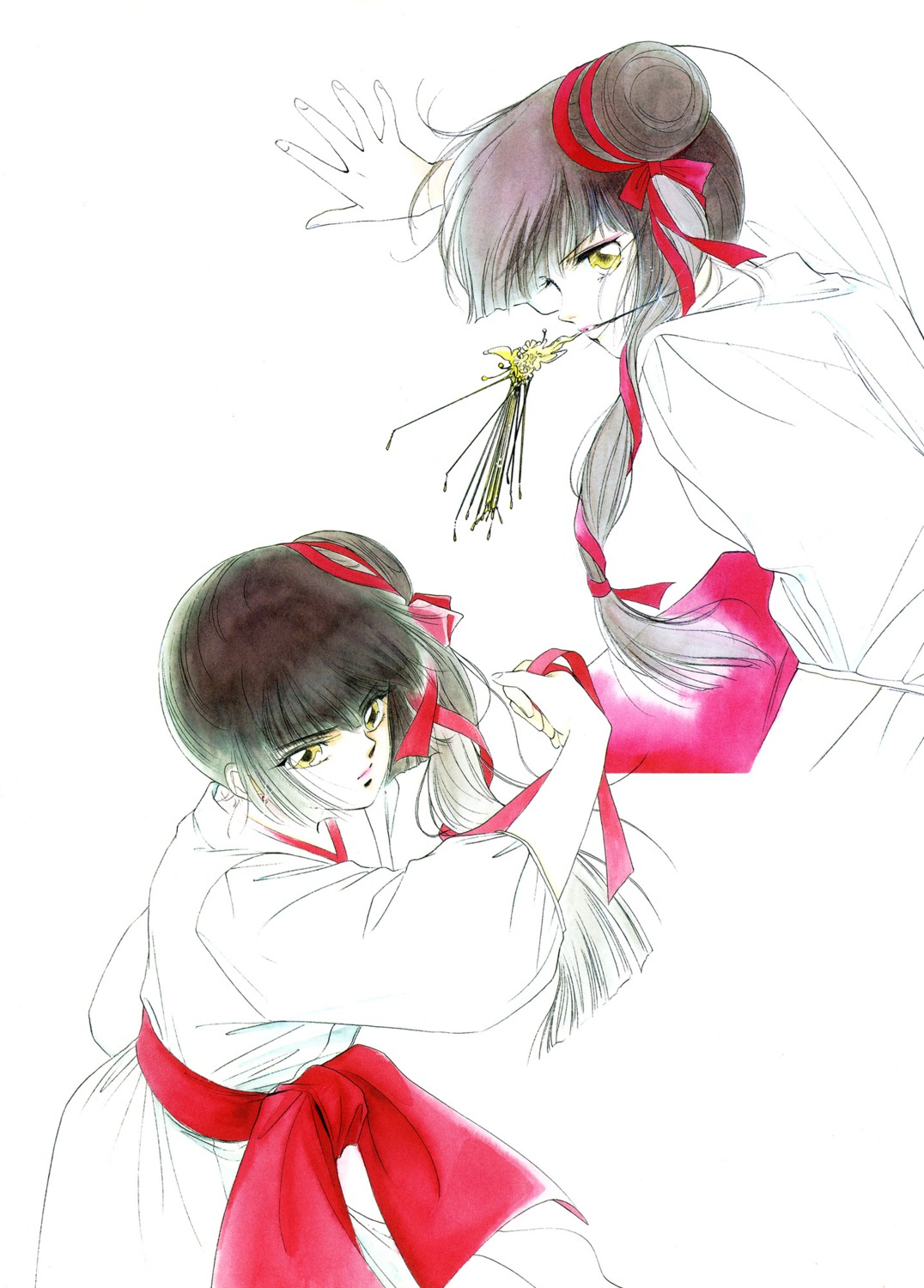 kakinouchi_narumi miyu vampire_princess_miyu watercolor
