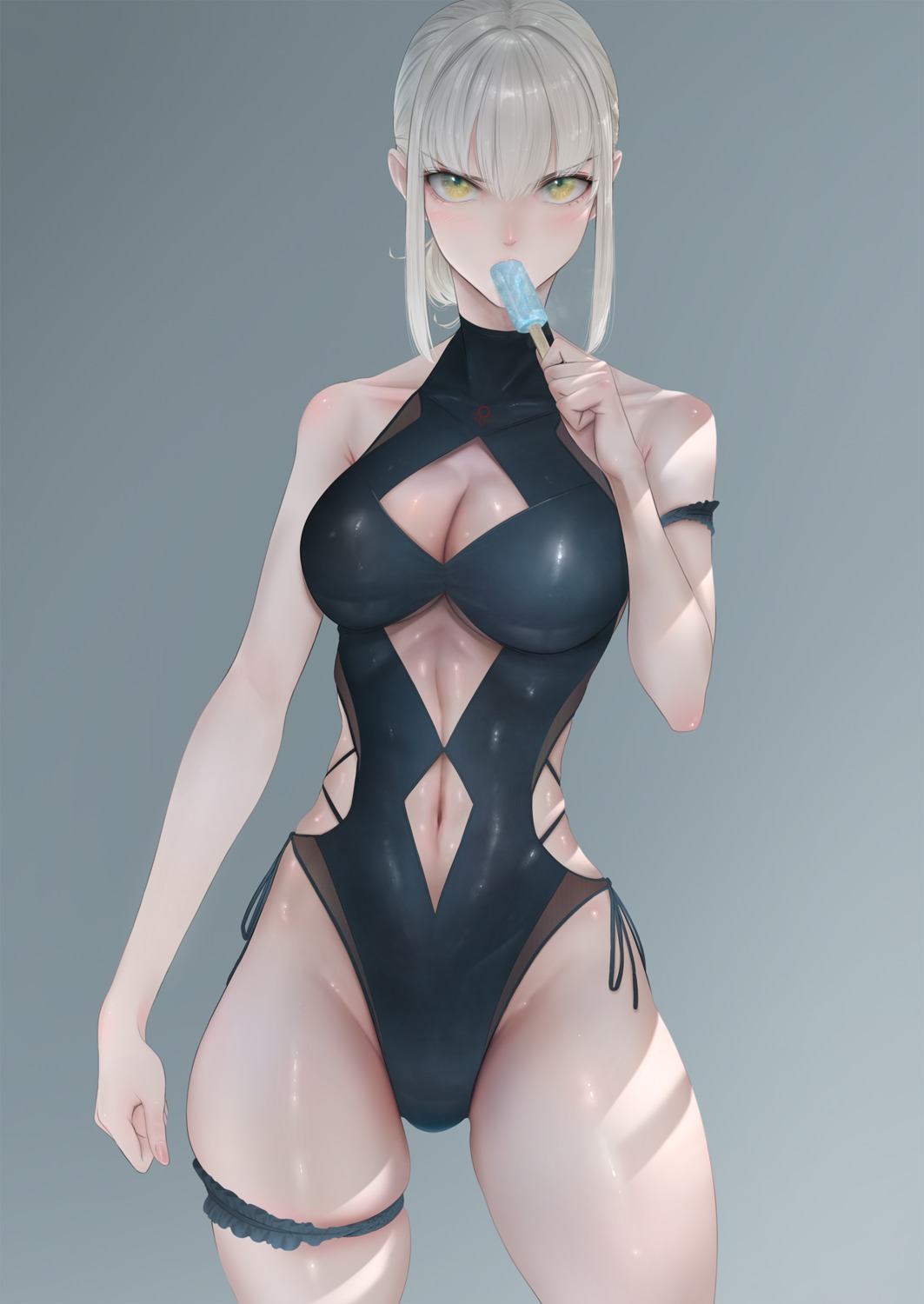 fate/stay_night fate/stay_night_heaven's_feel garter imizu_(nitro_unknown) saber saber_alter swimsuits
