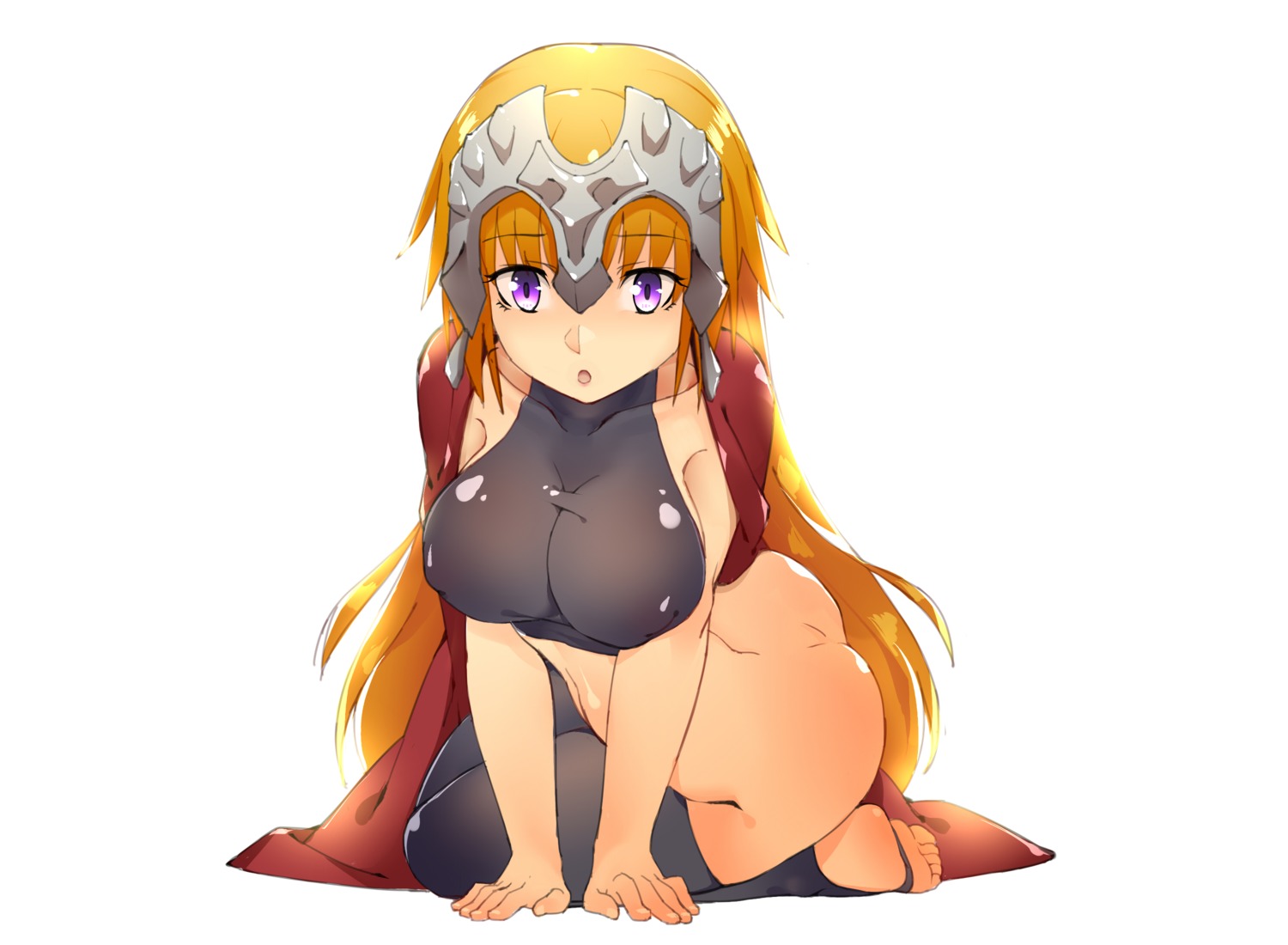 bottomless erect_nipples fate/grand_order fate/stay_night no_bra see_through torn_clothes