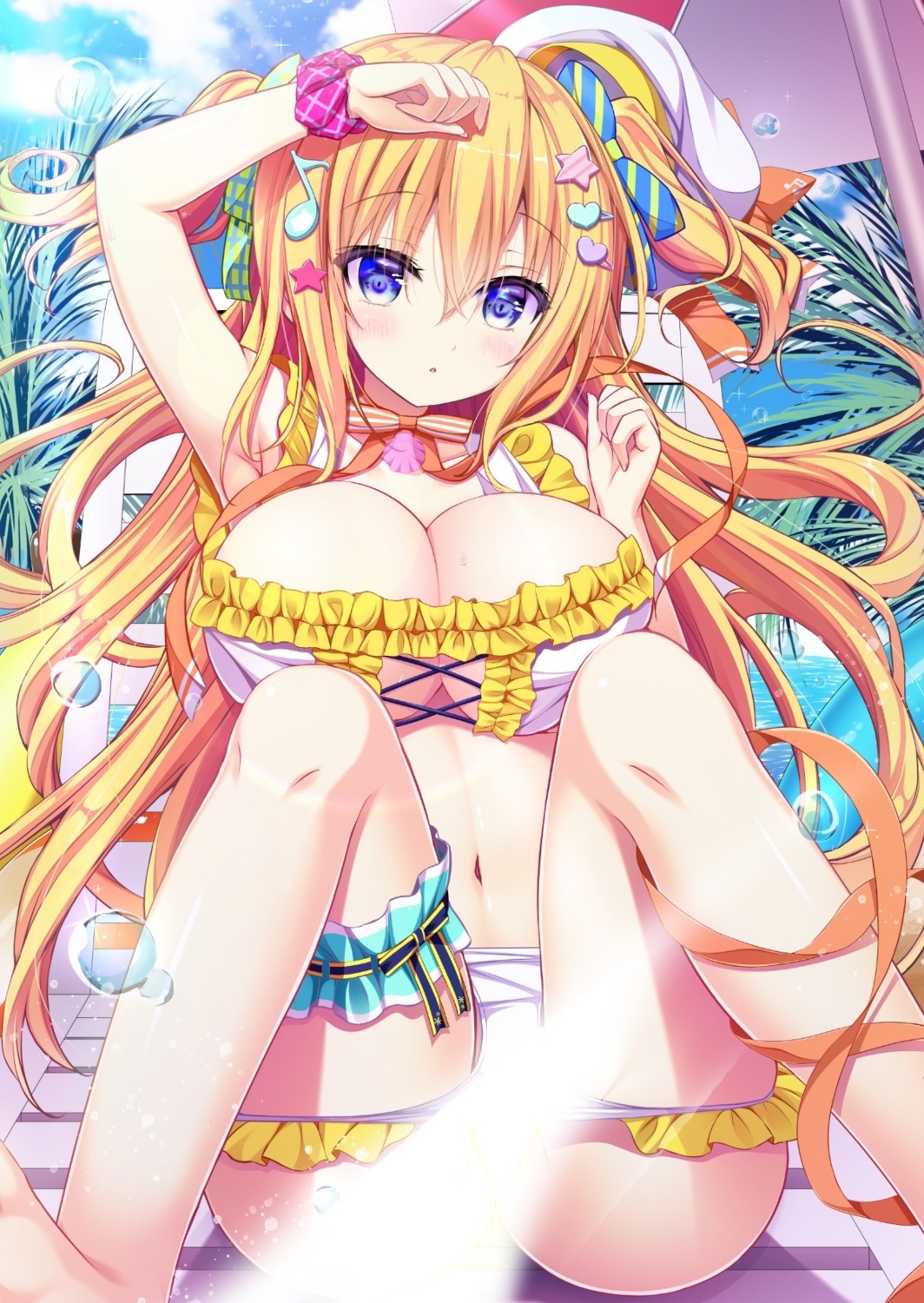 bikini censored garter panty_pull shiwasu_horio swimsuits