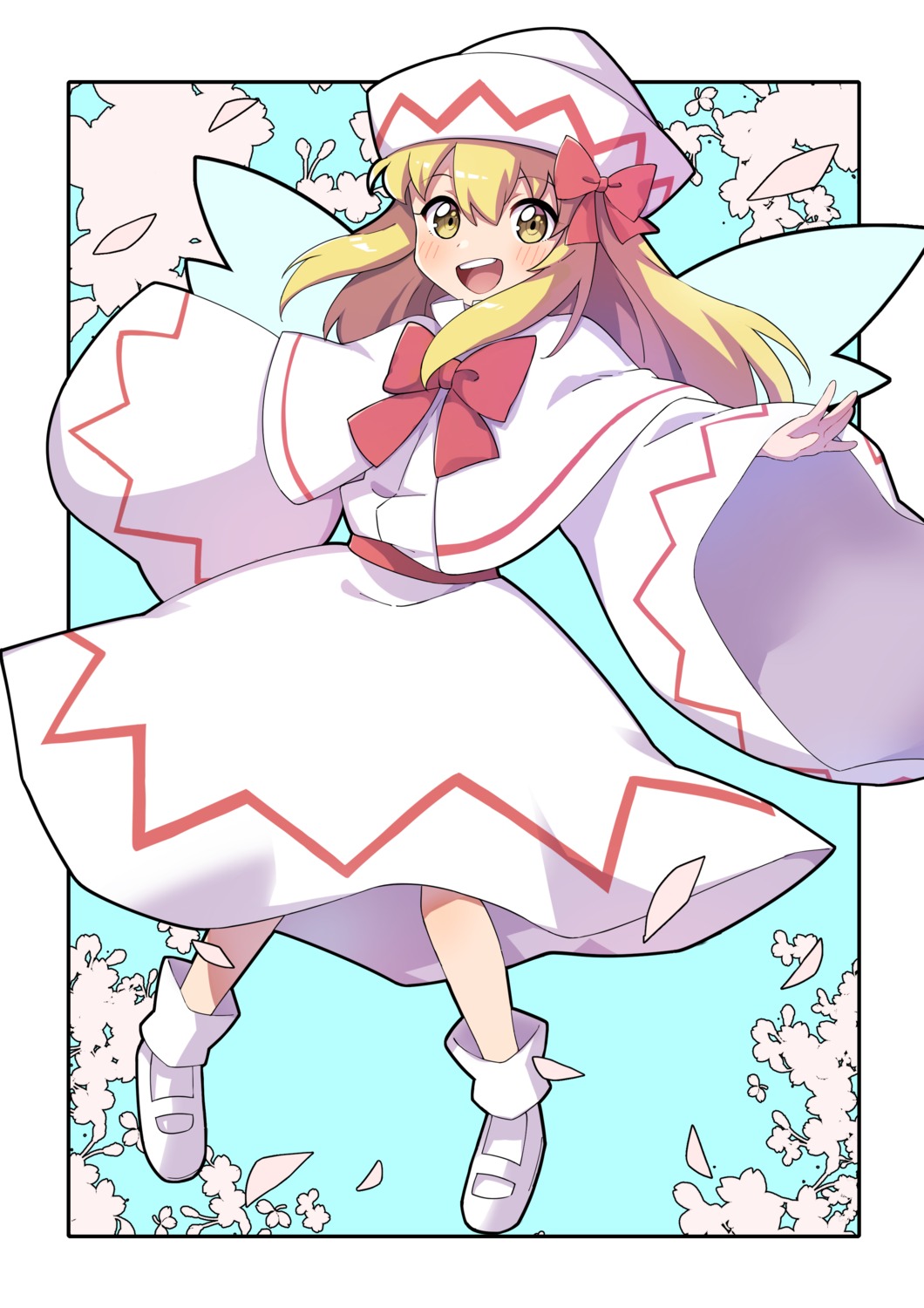 lily_white tagme touhou wings