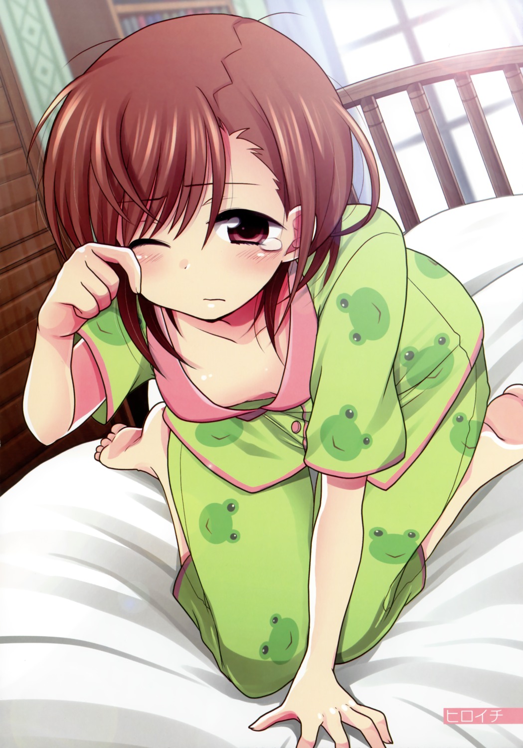 cleavage hiroichi misaka_mikoto pajama to_aru_kagaku_no_railgun to_aru_majutsu_no_index