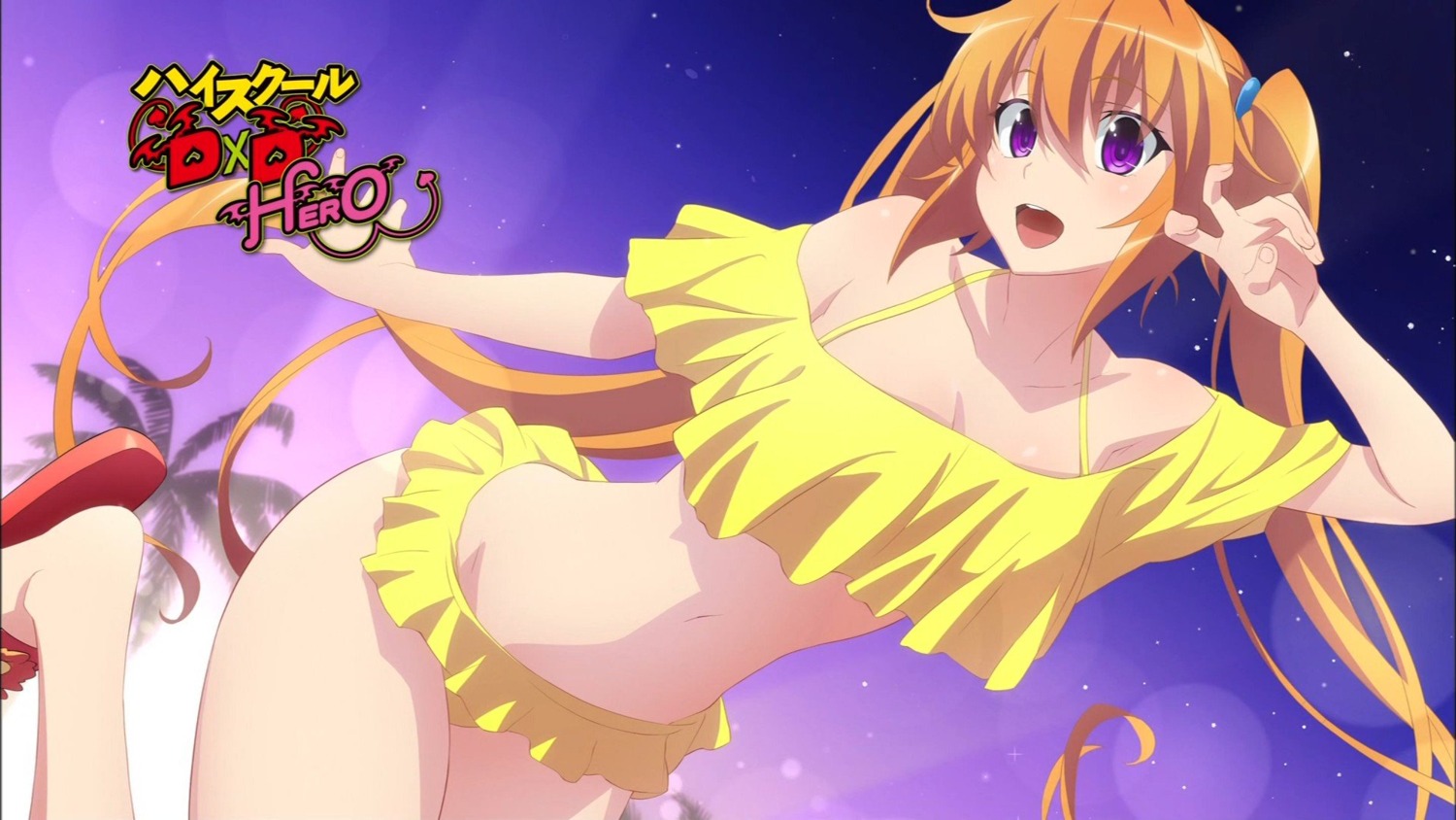 bikini cleavage high_school_dxd_hero highschool_dxd shidou_irina swimsuits