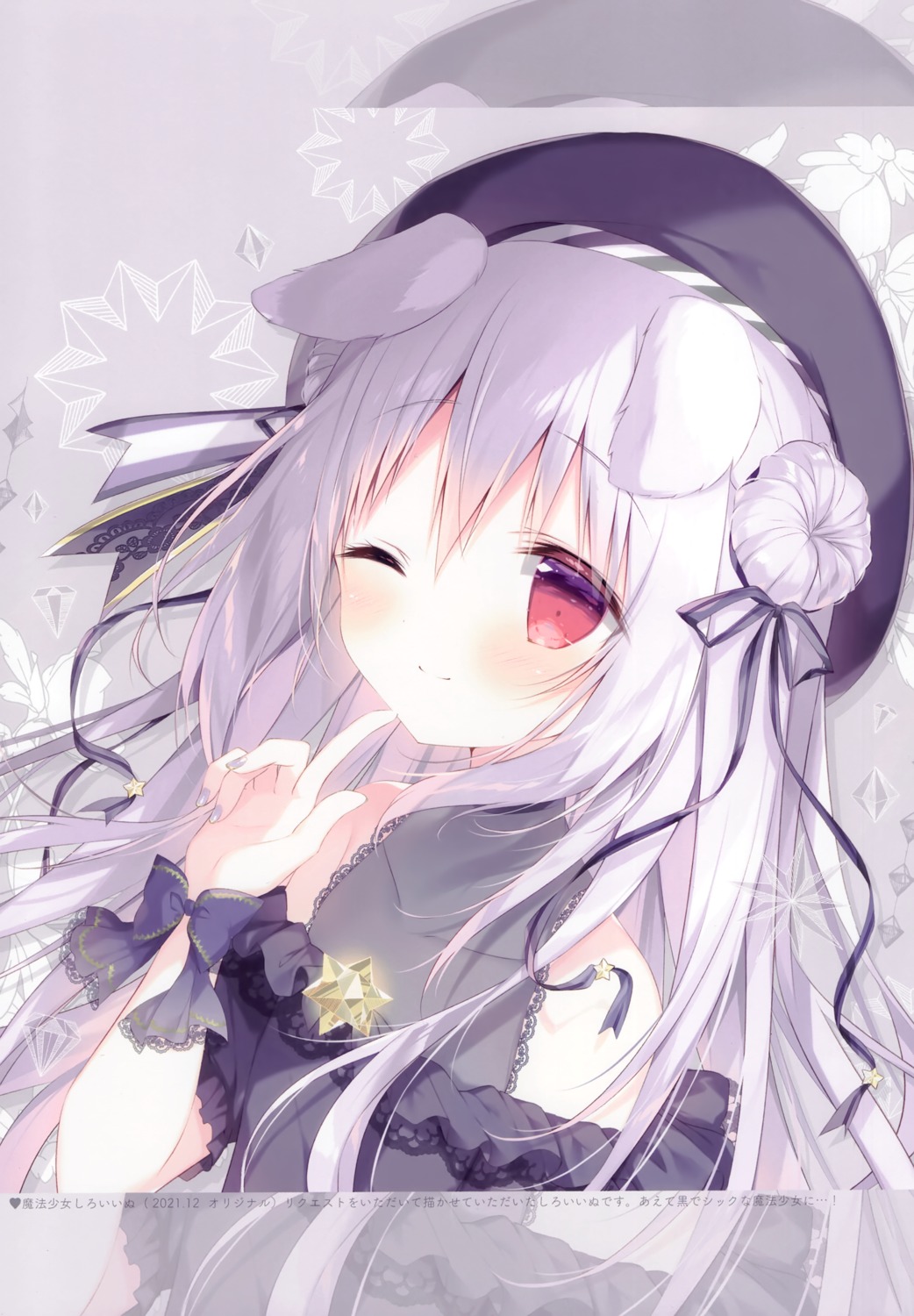 animal_ears gothic_lolita inumimi lolita_fashion shiratama shiratamaco shiroi_inu