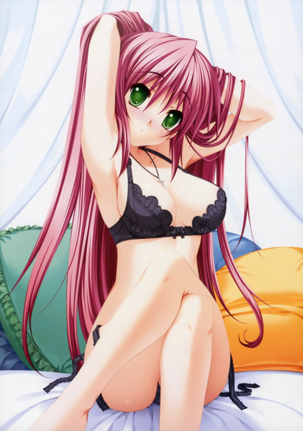 axl bra cleavage like_a_butler lingerie pantsu sara_appleton senomoto_hisashi string_panties