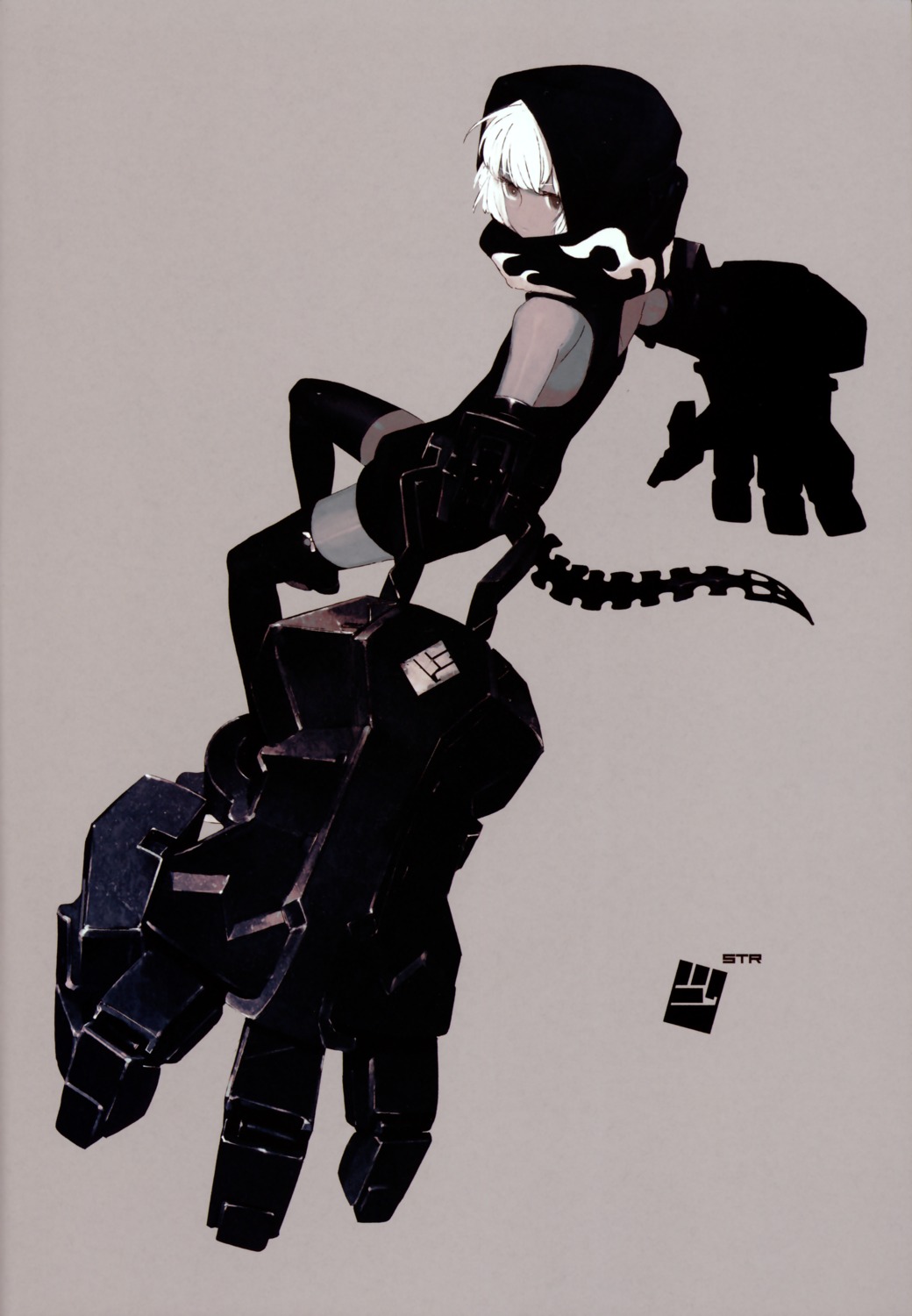 black_rock_shooter huke strength vocaloid