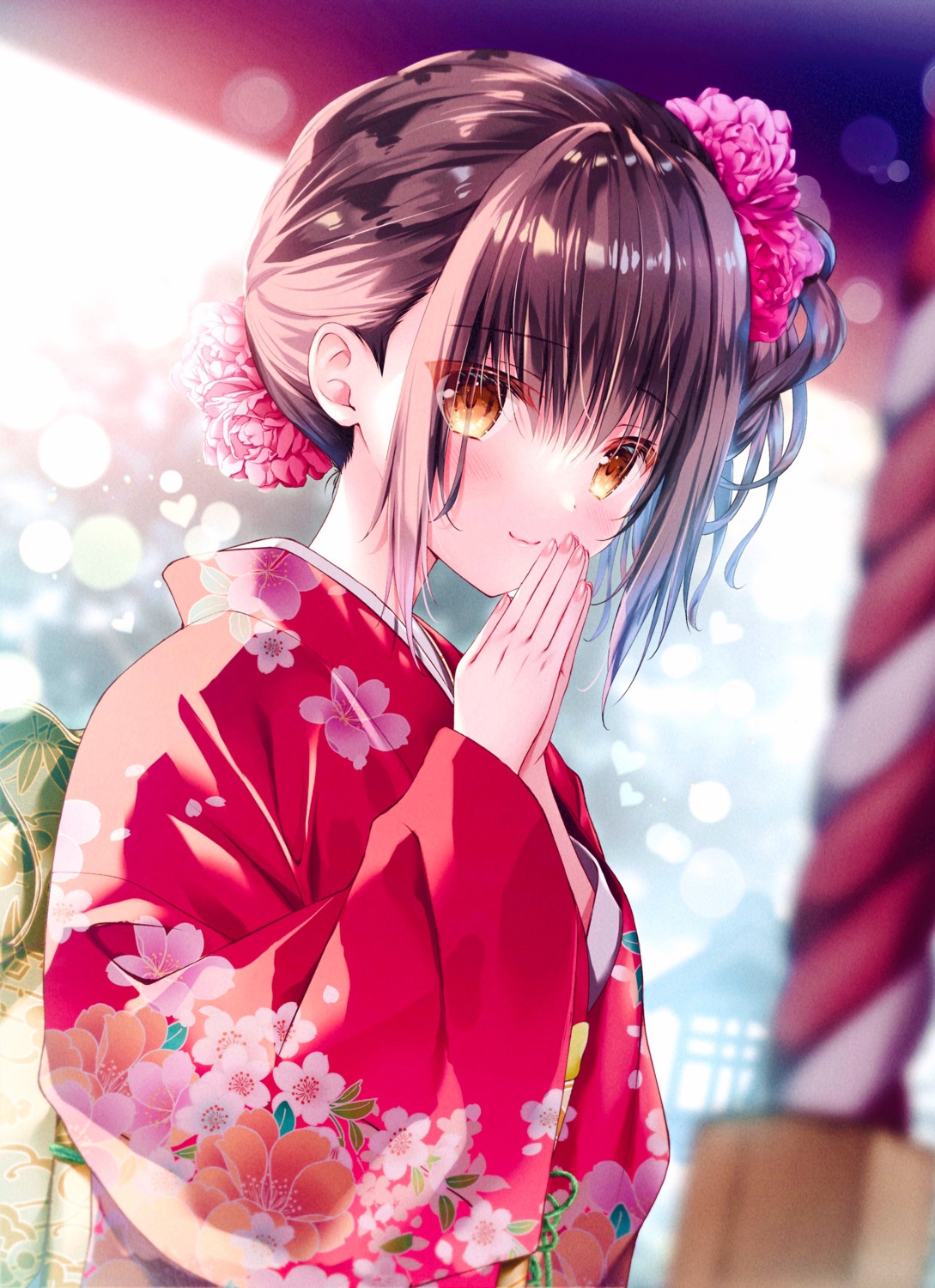 amamiya_shino kimono tanihara_natsuki