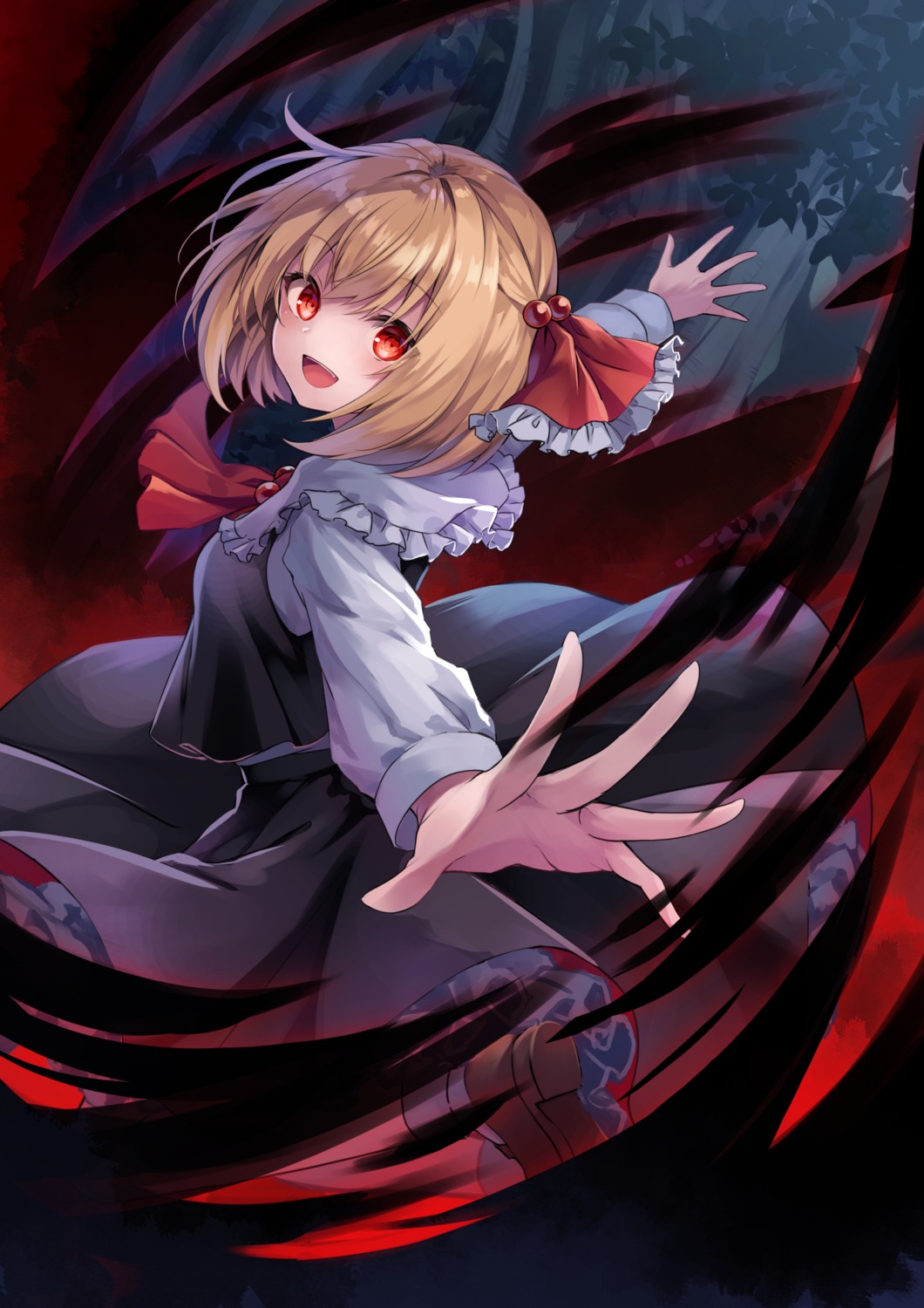 kure~pu rumia skirt_lift touhou