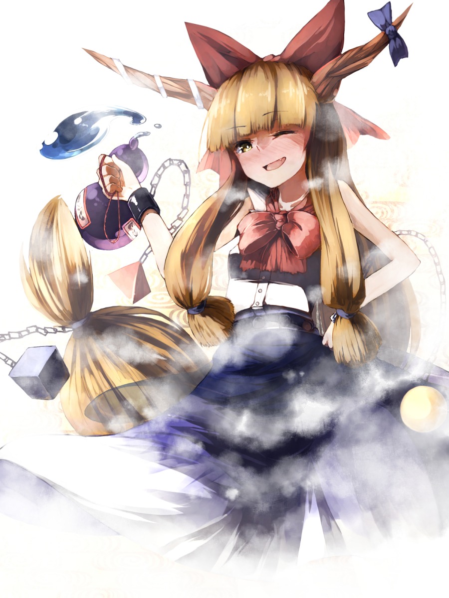 ibuki_notsu ibuki_suika touhou