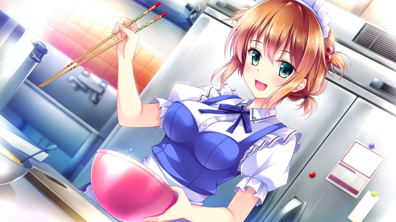 ensemble_(company) game_cg golden_marriage hayakawa_harui maid tange_kasumi waitress