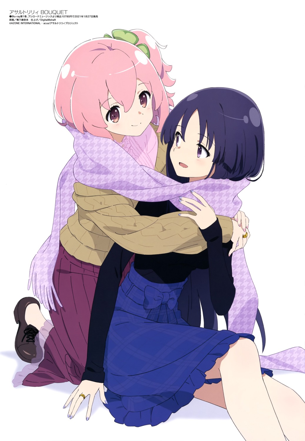 assault_lily assault_lily_bouquet hitotsuyanagi_riri shirai_yuyu sweater umeshita_manami yuri