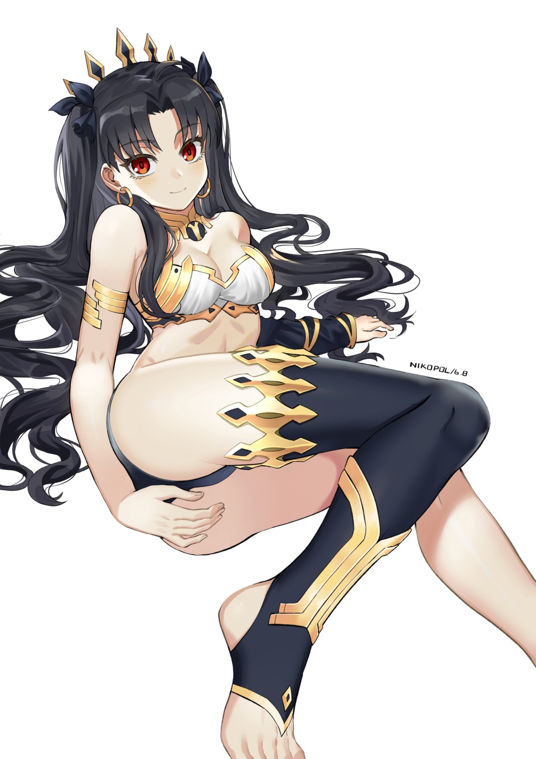 ass bikini_armor cleavage fate/grand_order feet ishtar_(fate/grand_order) makise_minami thighhighs