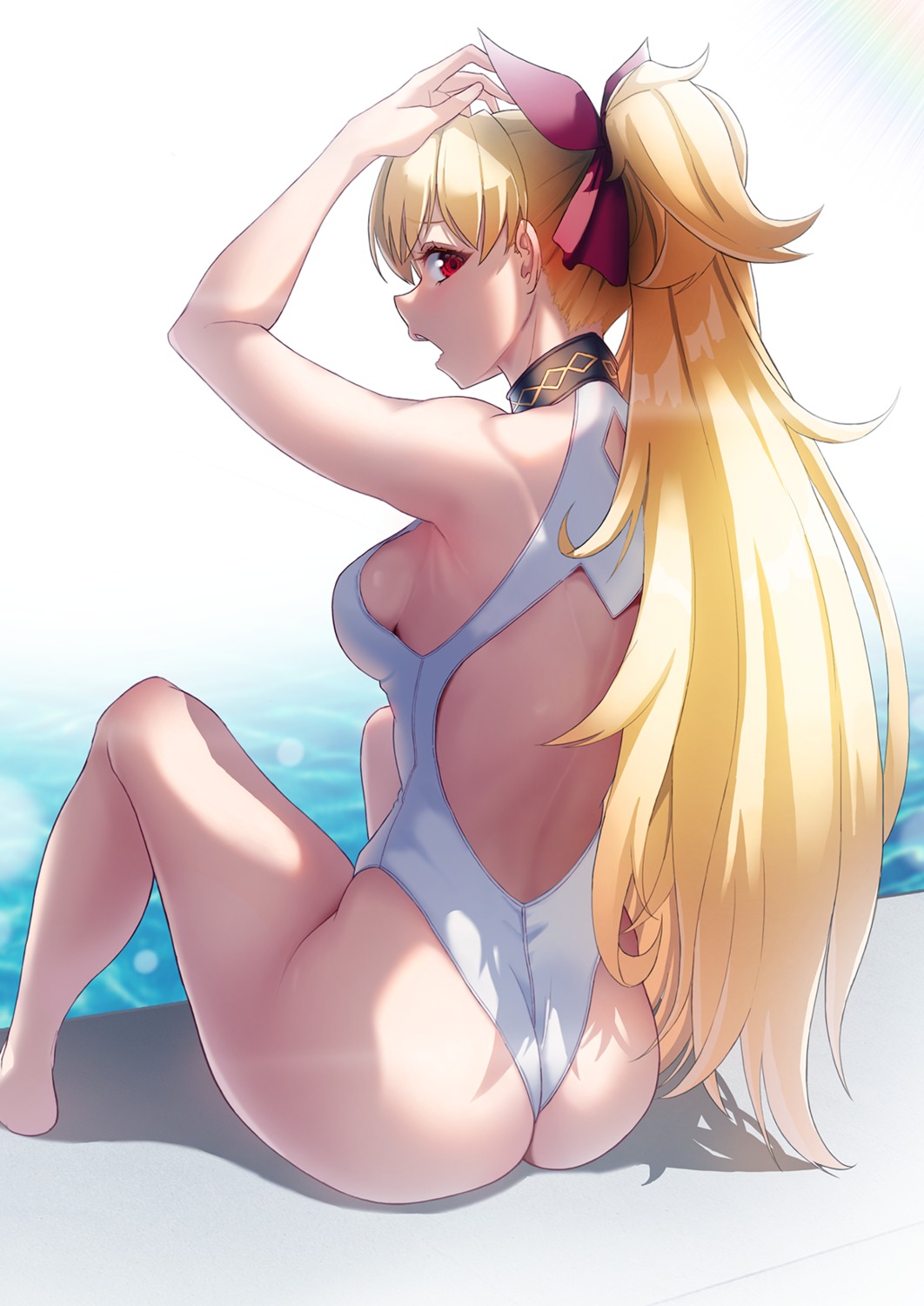 ass ereshkigal_(fate/grand_order) fate/grand_order solar_(happymonk) swimsuits thong