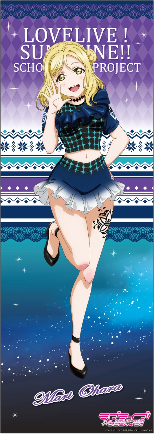 heels love_live!_sunshine!! ohara_mari tagme tattoo uniform