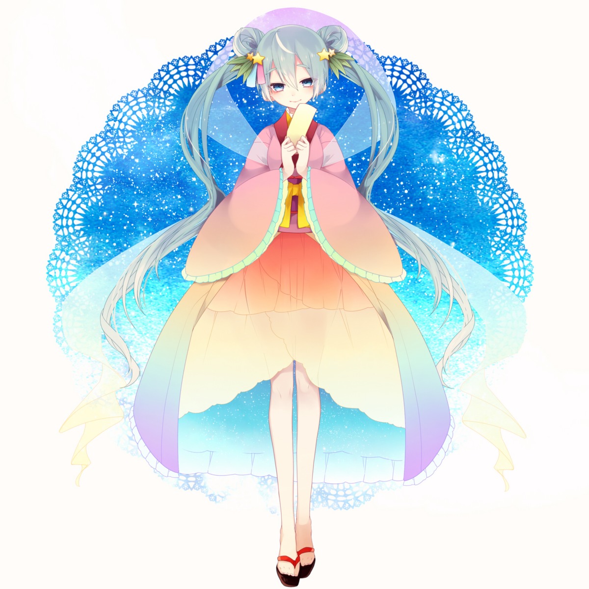 asian_clothes chuushuu_meigetsu_miku hatsune_miku ponita vocaloid